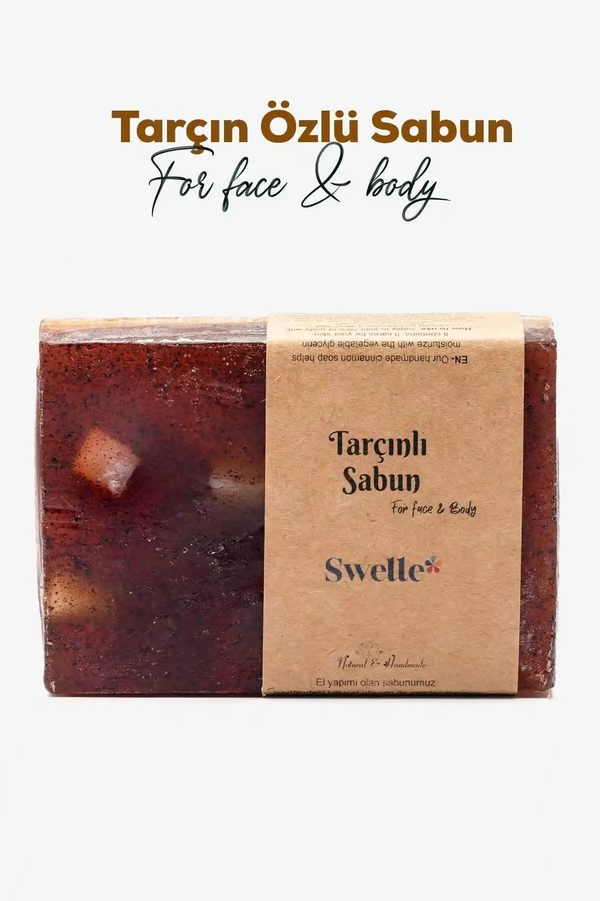 SWELLE Tarçın Özlü El Yapımı Sabun Doğal İçeriklerle Cilt Temizliği ve Bakımı