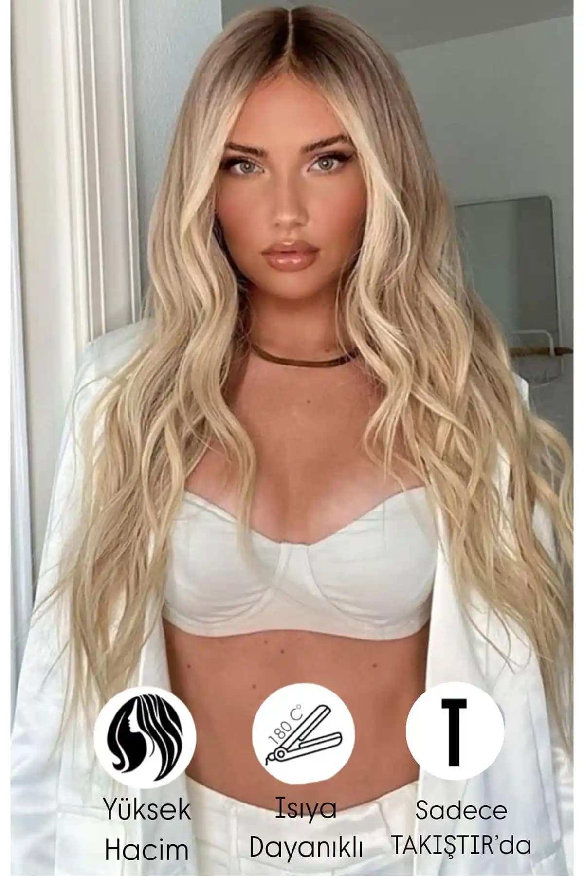 Takıştır Yarımay ÇıtÇıt SaçHT16: Dayanıklı ve Doğal Görünüm Sunan Takma Saç Çözümü