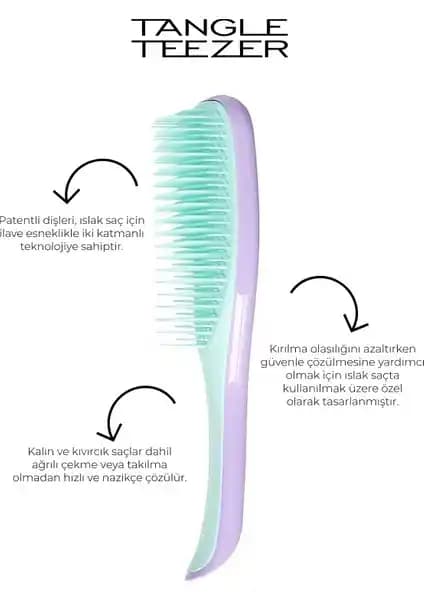 Tangle Teezer Wet Detangler: Islak Saçlar İçin Etkili ve Nazik Tarama Çözümü