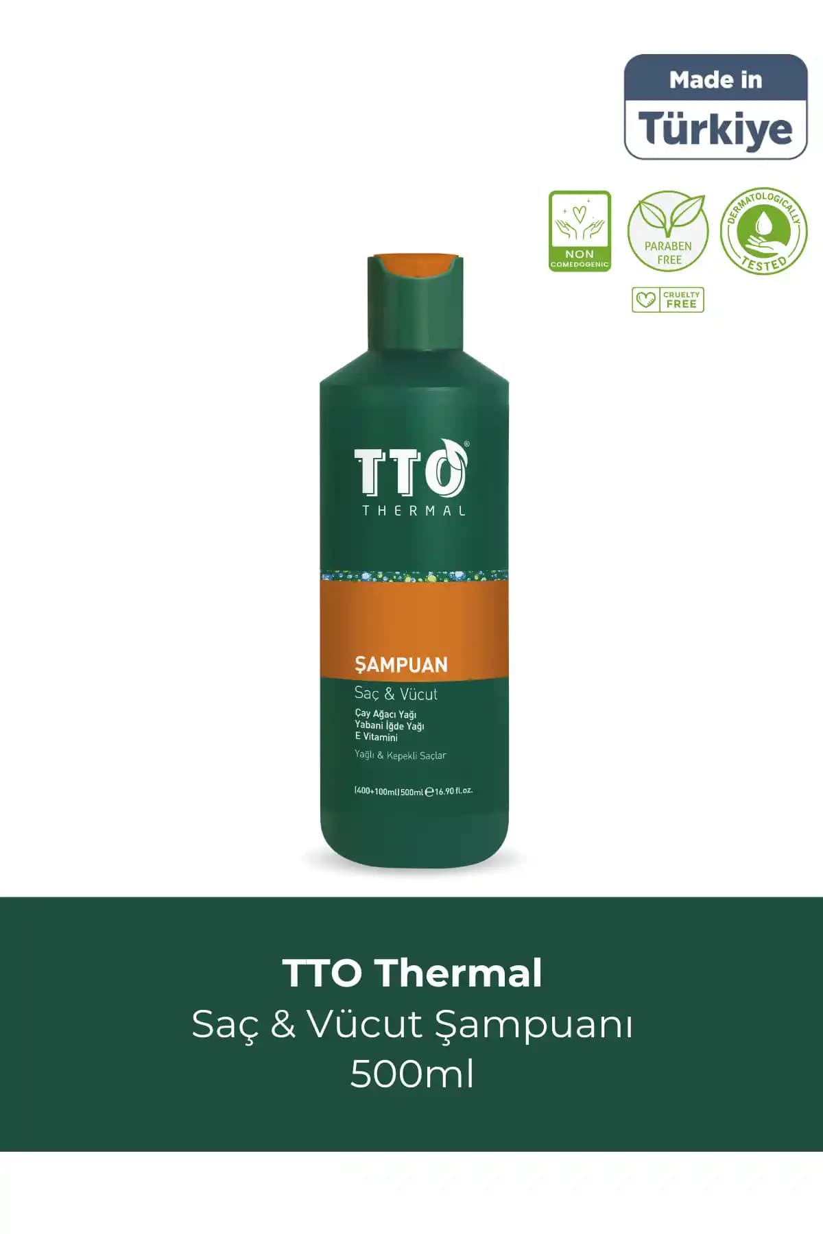Tto Saç ve Vücut Şampuanı Doğal İçeriklerle Derinlemesine Temizlik Sağlar