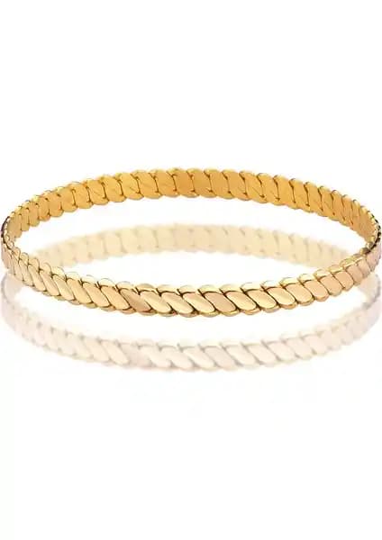 Tuğrul Kuyumculuk 25 Gram 22 Ayar Altın Üçlü Adana Burma Bilezik Detayları ve Özellikleri