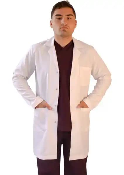 Vayvaylı Gömlek Yaka Orta Boy Beyaz Erkek Laboratuvar Önlüğü Ürün İncelemesi ve Özellikleri