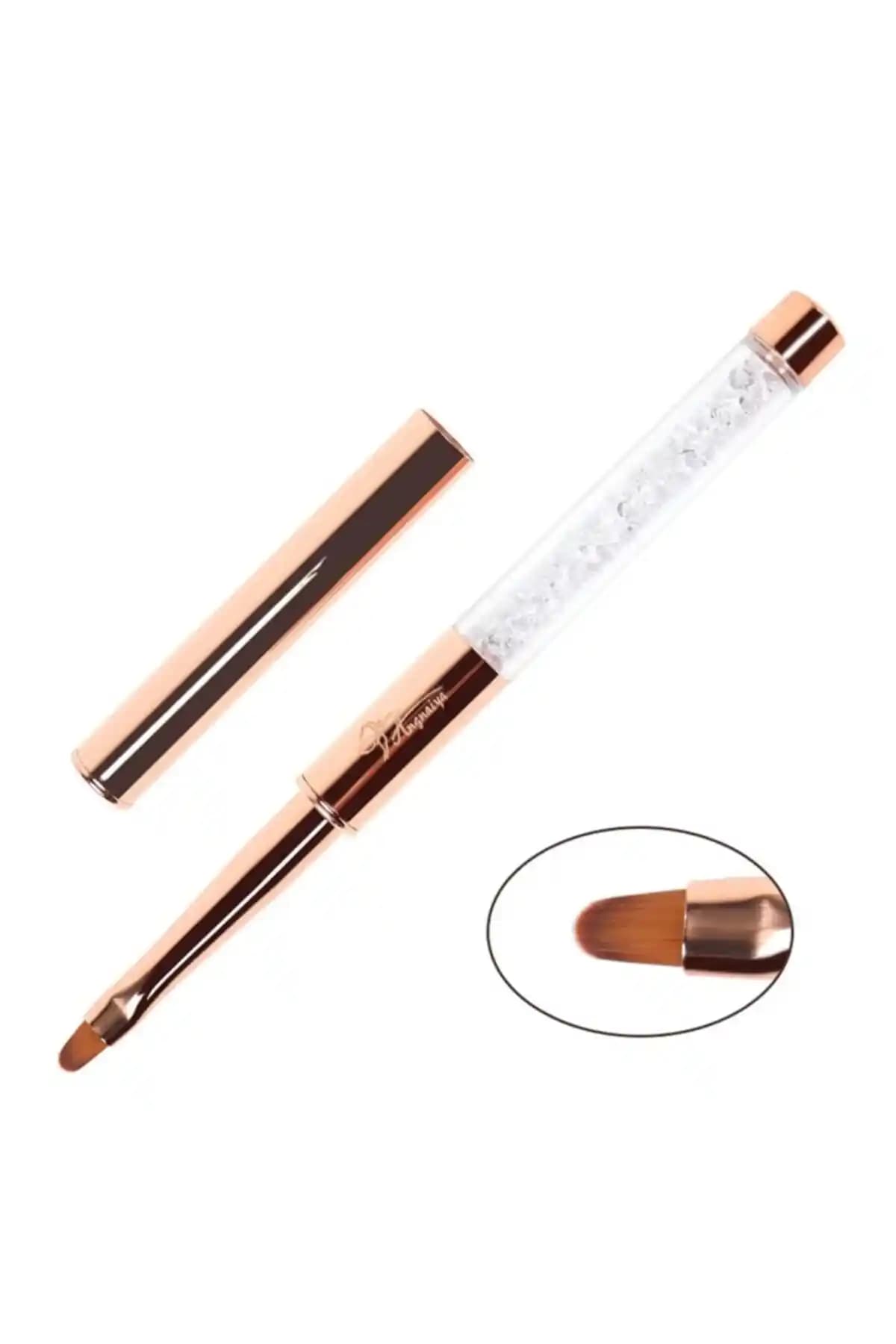 Venalisa Kapaklı Nail Art Çizim Fırçası No.8 İnce ve Hassas Detaylar İçin Profesyonel Kullanım