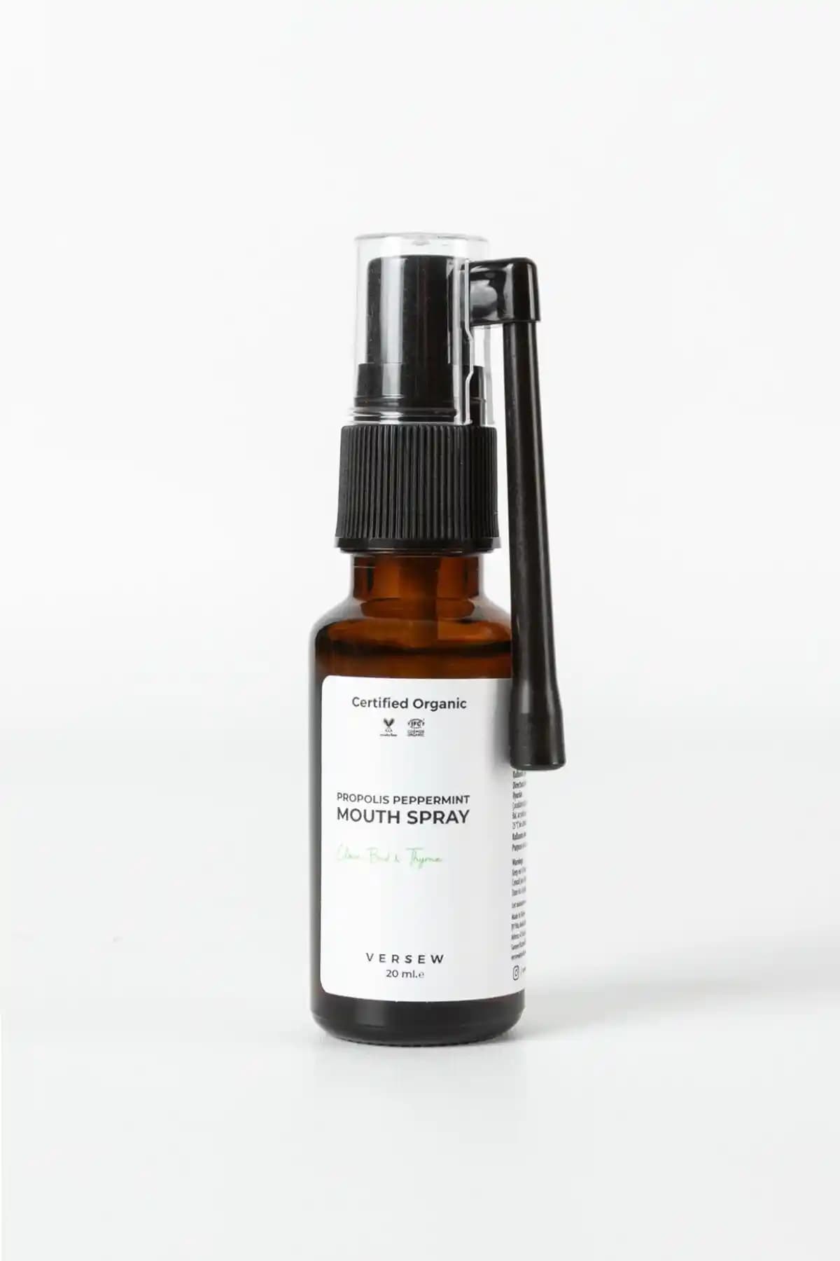Versew Organik Propolis Flavonoid Nane Ağız Spreyi: Doğal ve Etkili Boğaz ve Ağız Bakım Ürünü