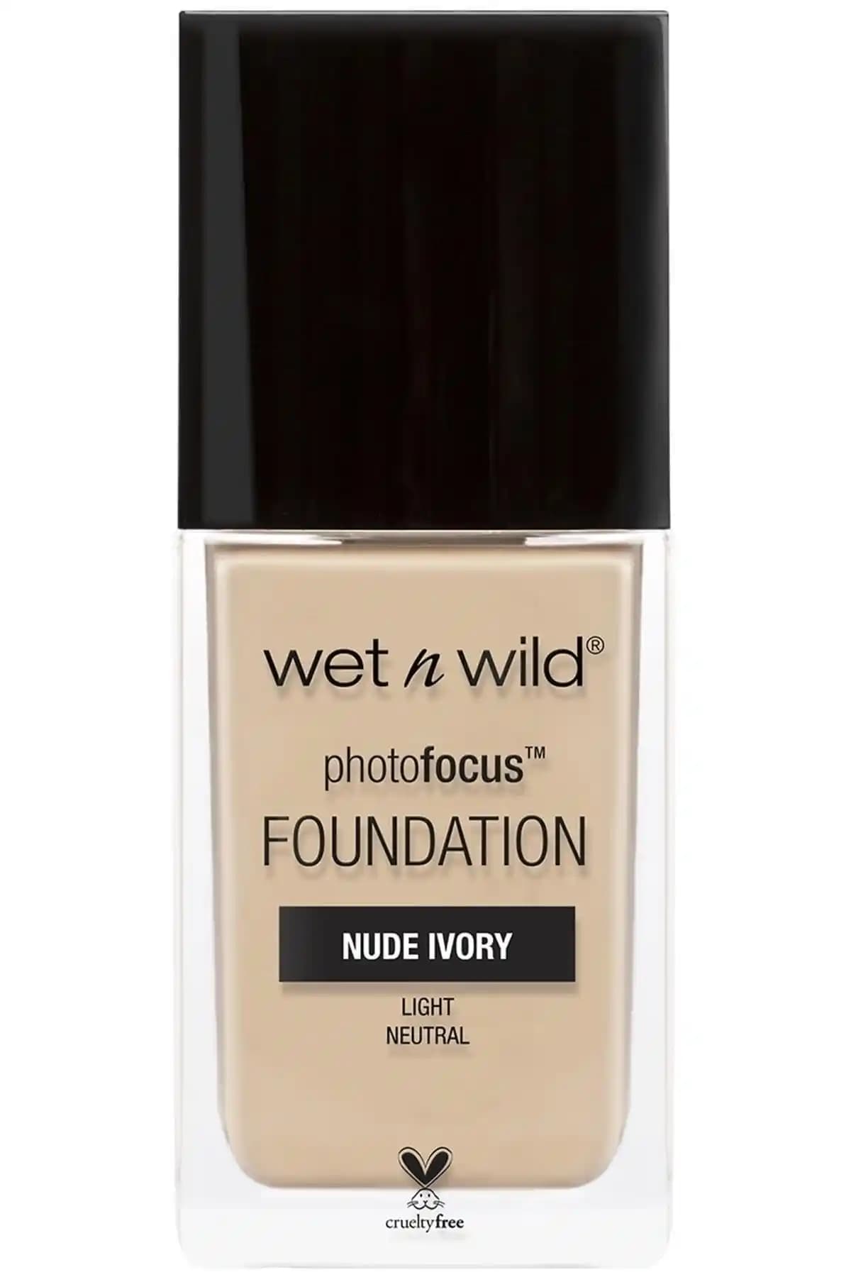Wet N Wild Photo Focus Fondöten Nude Ivory E363c: Günlük ve Profesyonel Fotoğraf Çekimleri İçin Uygun