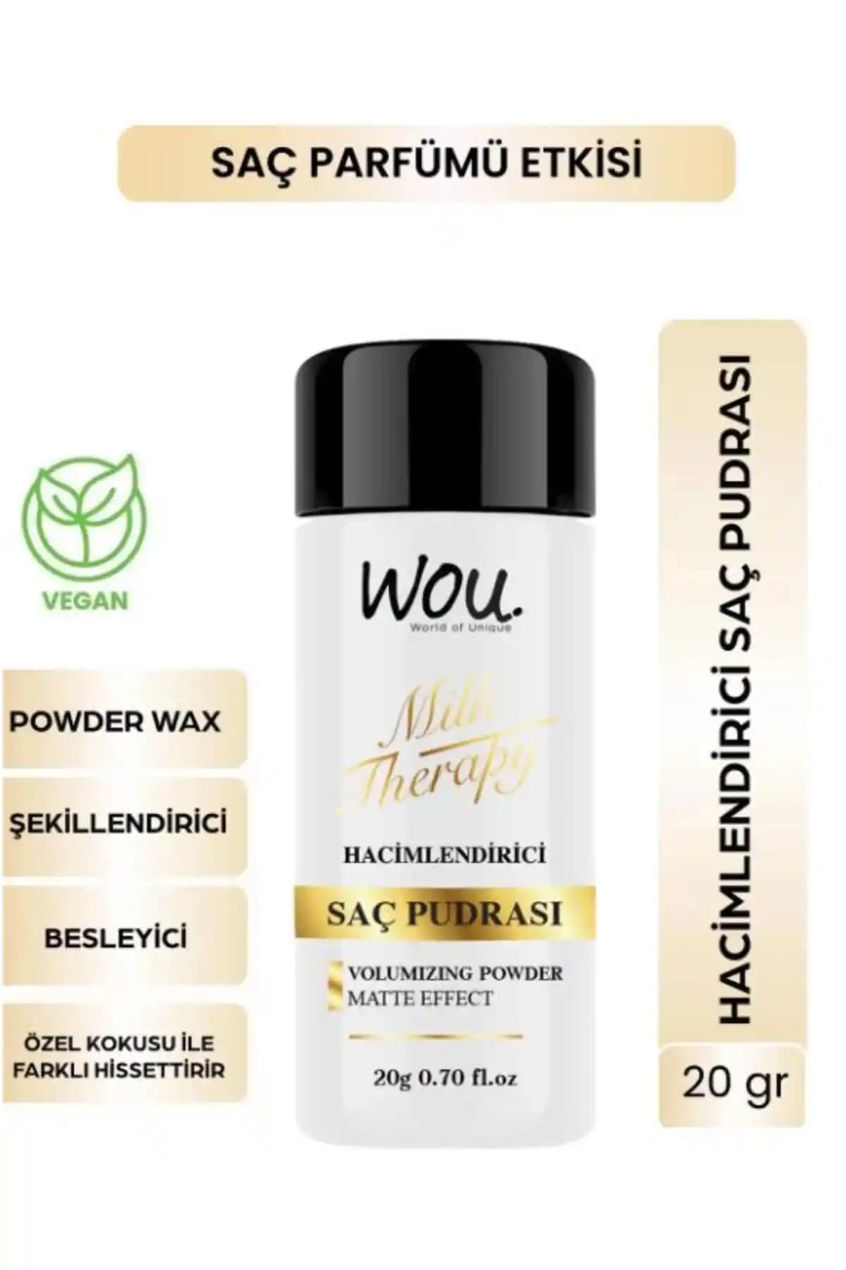 WOU Milk Therapy Saç Pudrası: Hacim ve Doğal Görünüm İçin Güçlü Bir Bakım Ürünü
