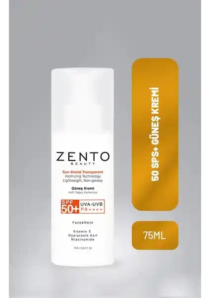 Zento Sun Shield Şeffaf Güneş Kremi: Yüksek Koruma ve Hafif Kullanım Özellikleri