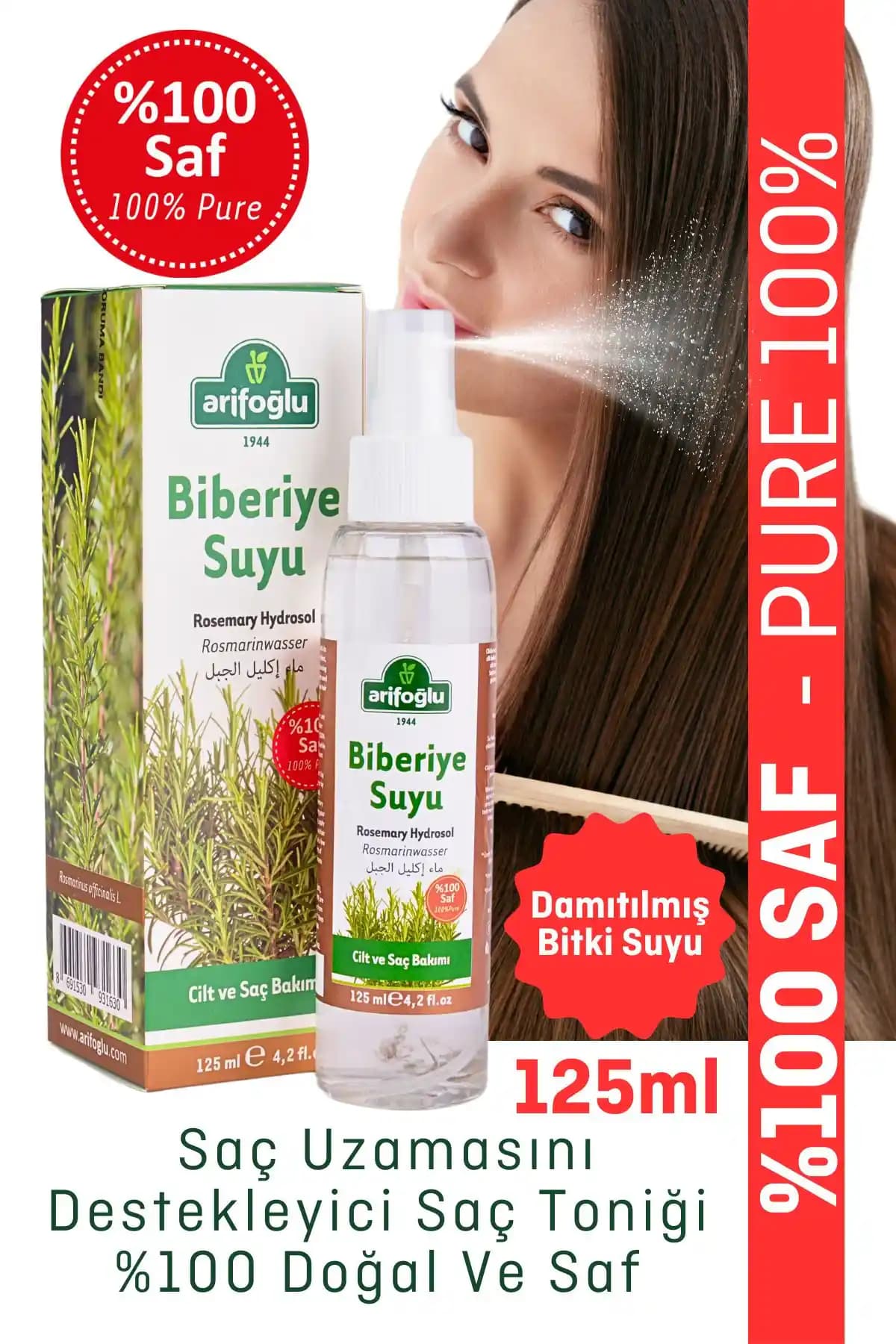 Arifoğlu ve Bade Natural Biberiye Suyu Karşılaştırması Saç Sağlığı ve Bakımı İçin En İyi Seçenekler