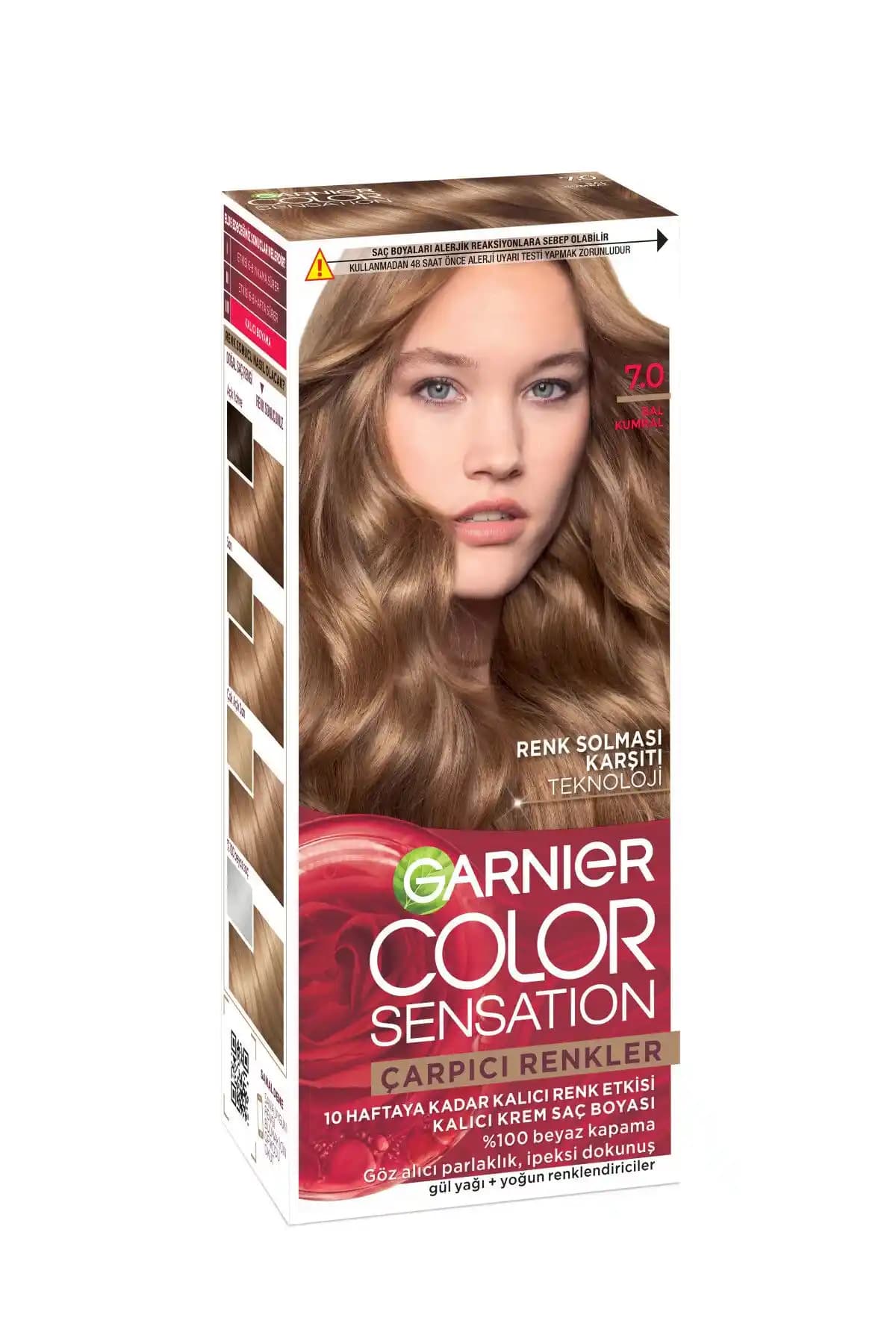 Garnier 7 Bal Kumral ve Palette Deluxe 7-554 Altın Karamel Karşılaştırması