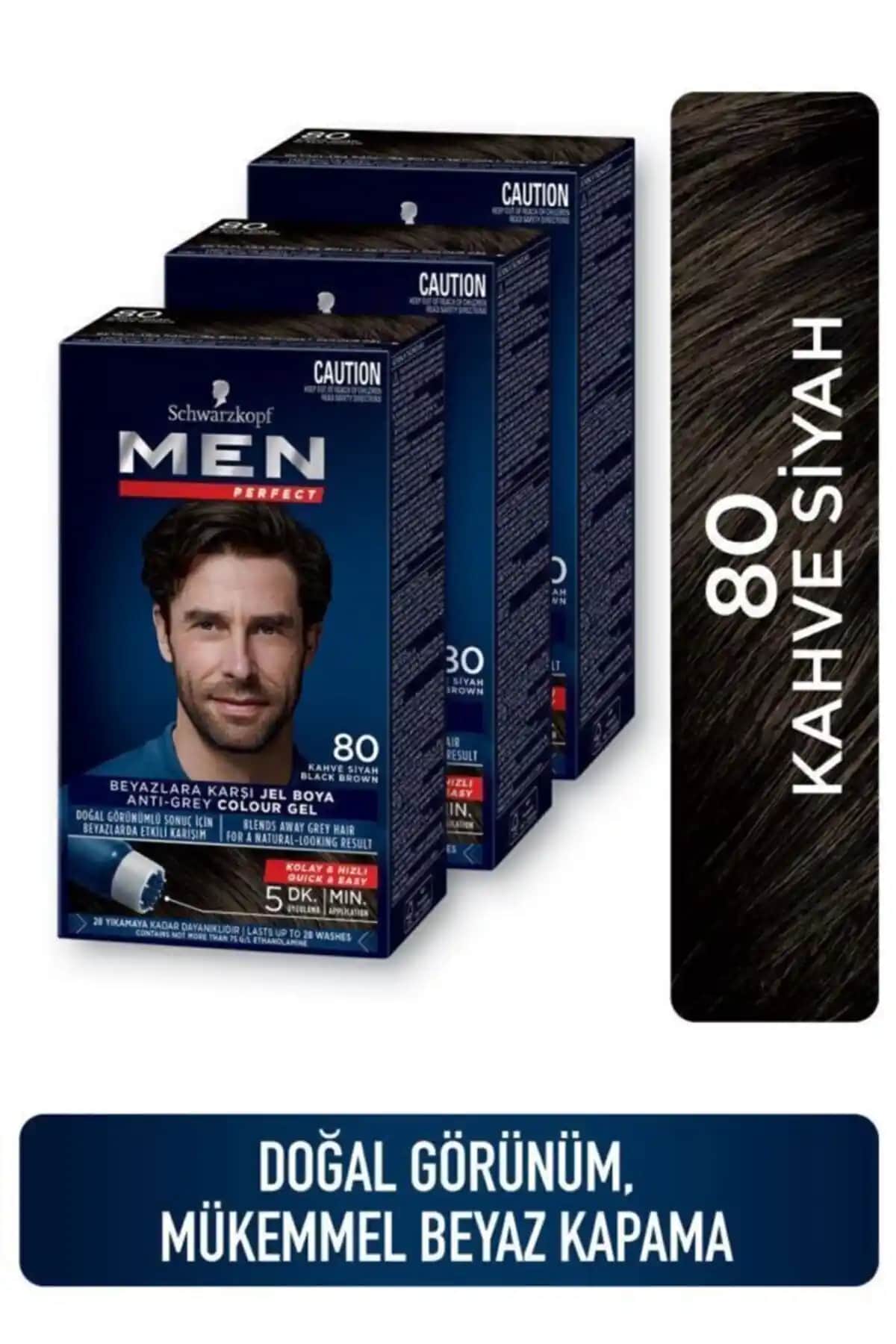 Men Perfect ve Schwarzkopf Men Perfect Siyah Saç Boyası Karşılaştırması