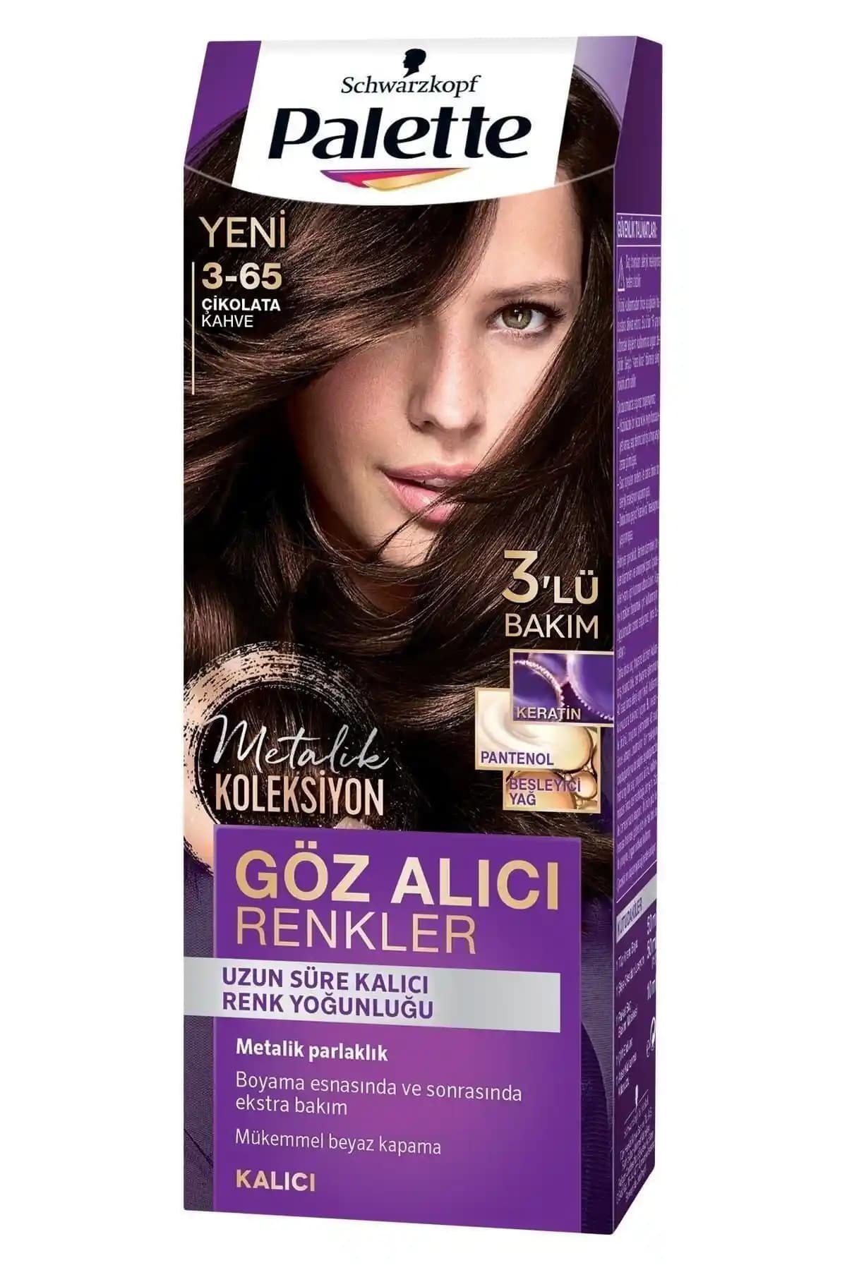 Palette Göz Alıcı Renkler Çikolata Kahve ve Siyah Ürünlerinin Karşılaştırması ve Özellikleri