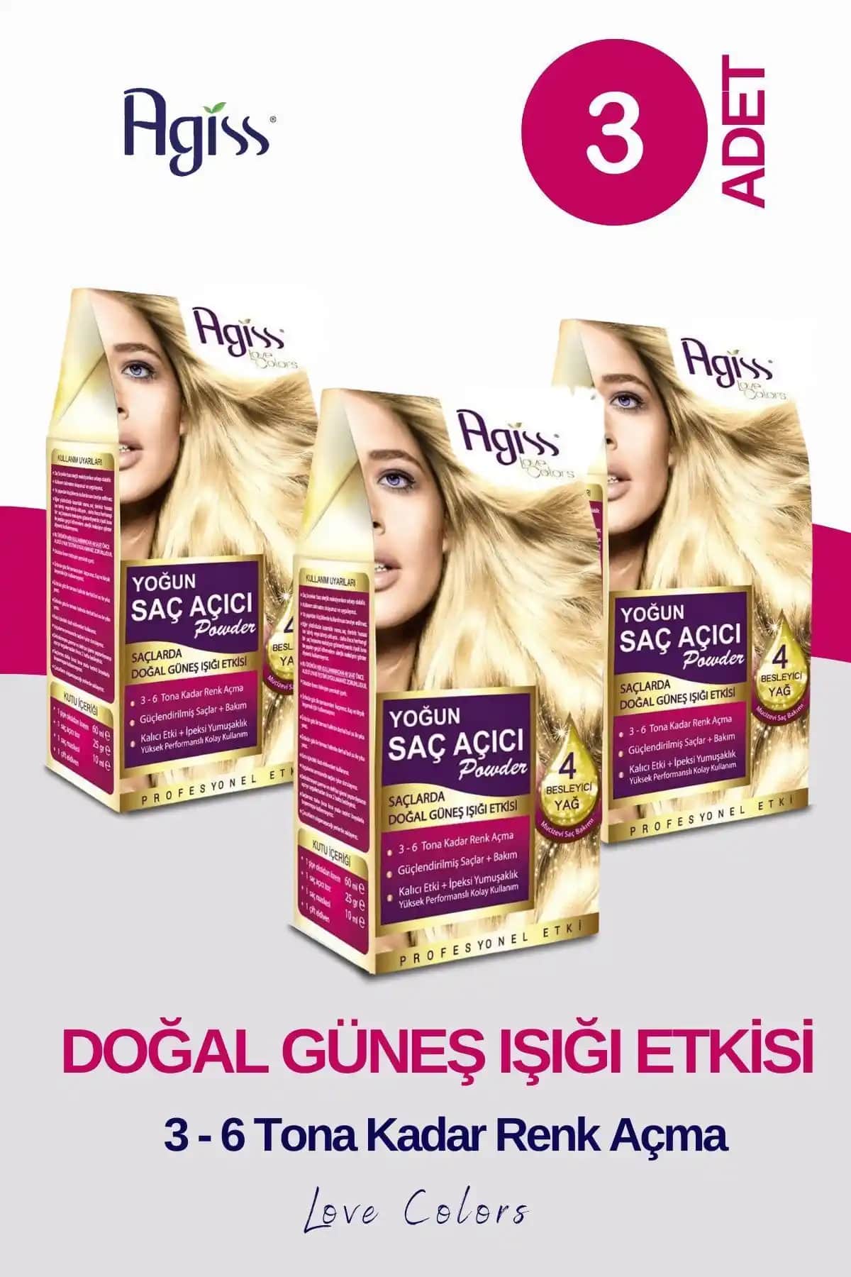 Saç Açıcı Ürünler Karşılaştırması: AGISS Love Colors ve Neva Color 0nevablond