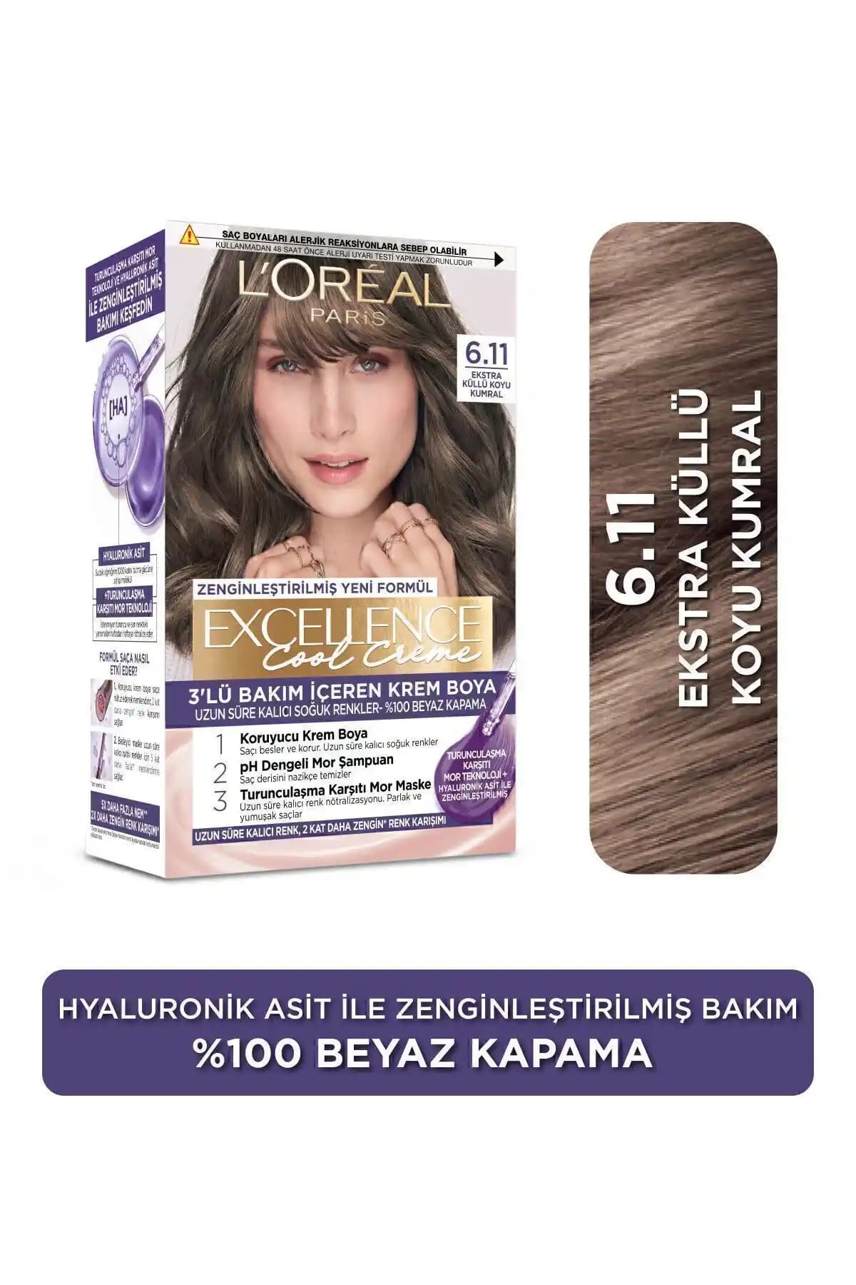 Saç Boyası Karşılaştırması: L'Oreal Excellence Cool Creme ve Maxx Deluxe Yoğun Küllü Koyu Kumral