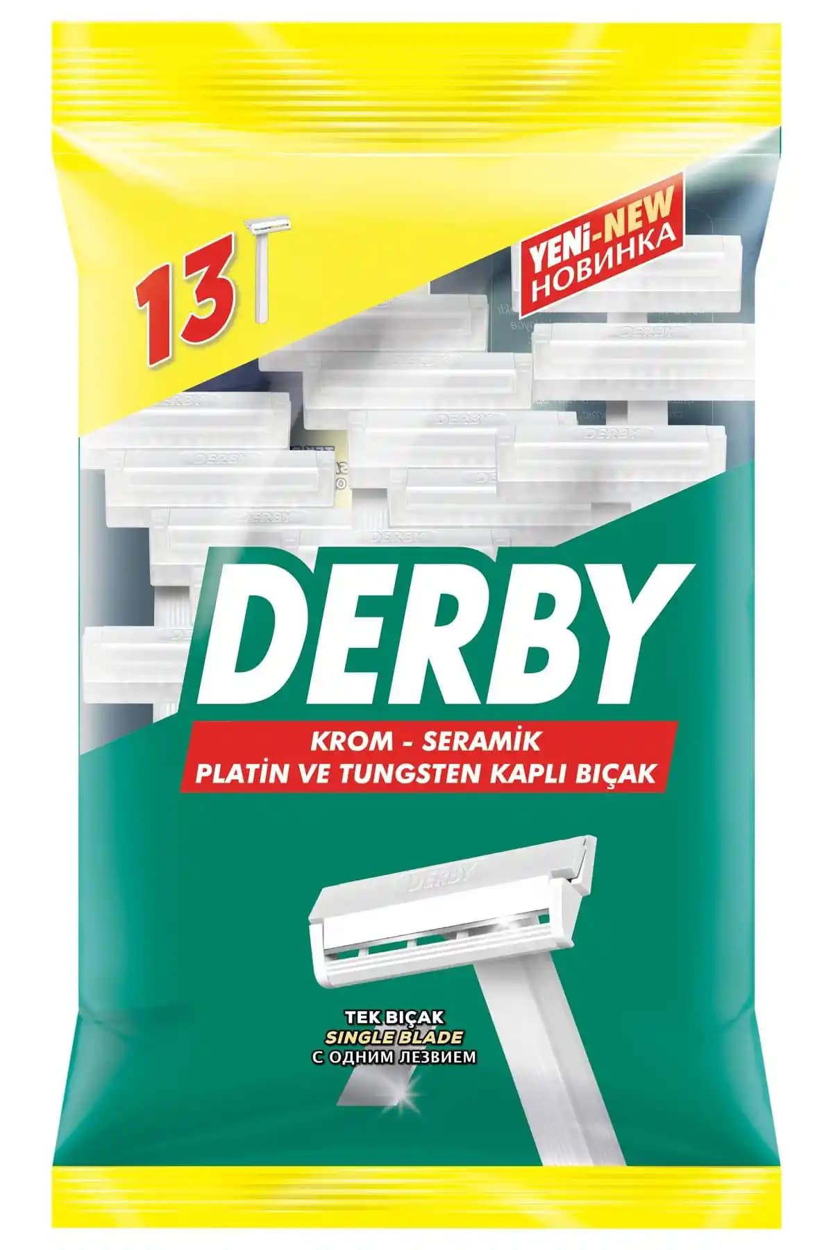 Derby Tek Tıraş Bıçağı Poşet Seti: Kullanım Kolaylığı ve Hijyenik Deneyim