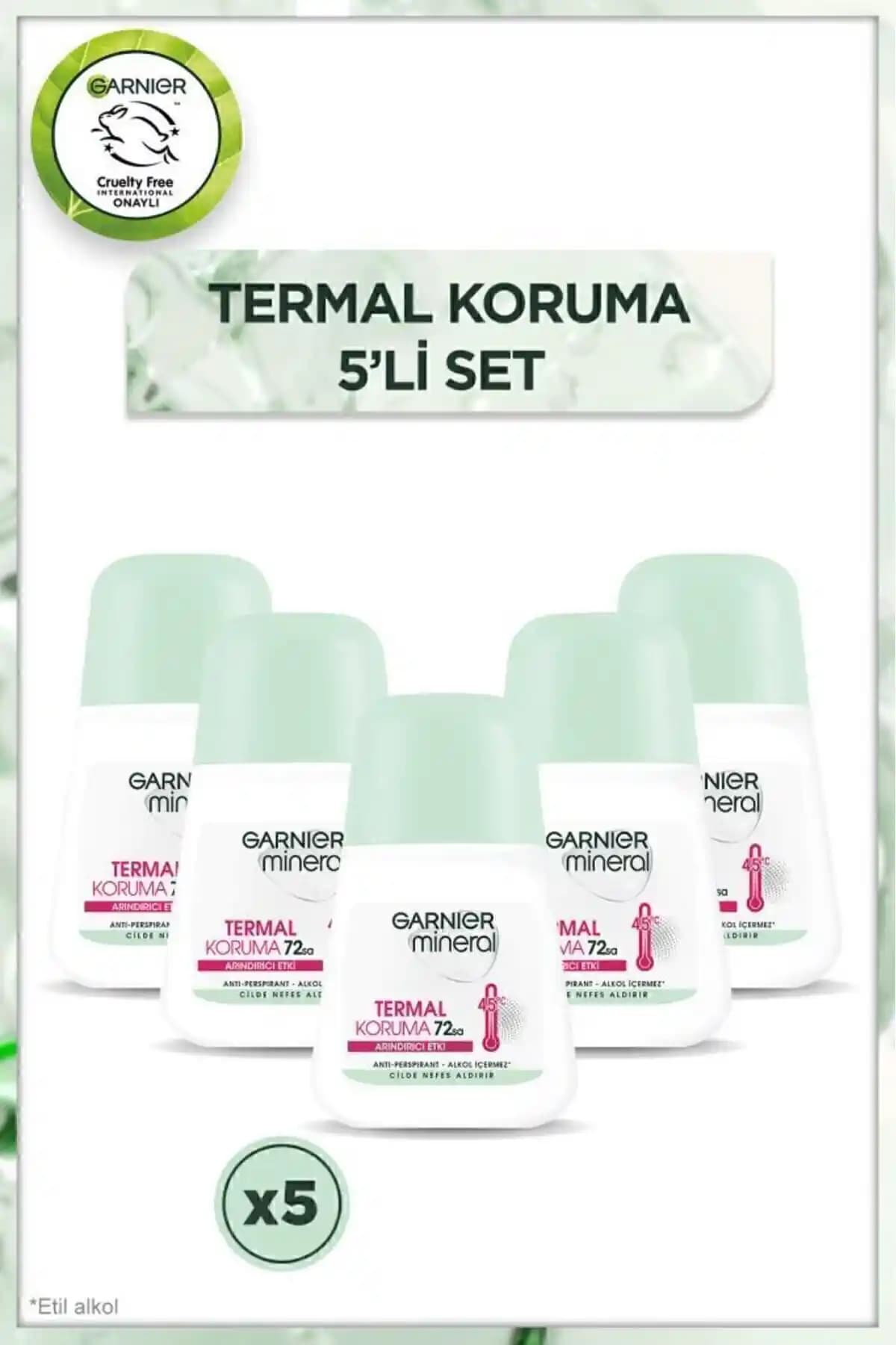 Garnier Mineral Termal Koruma Roll-On Deodorant Seti ile Konfor ve Temizlik