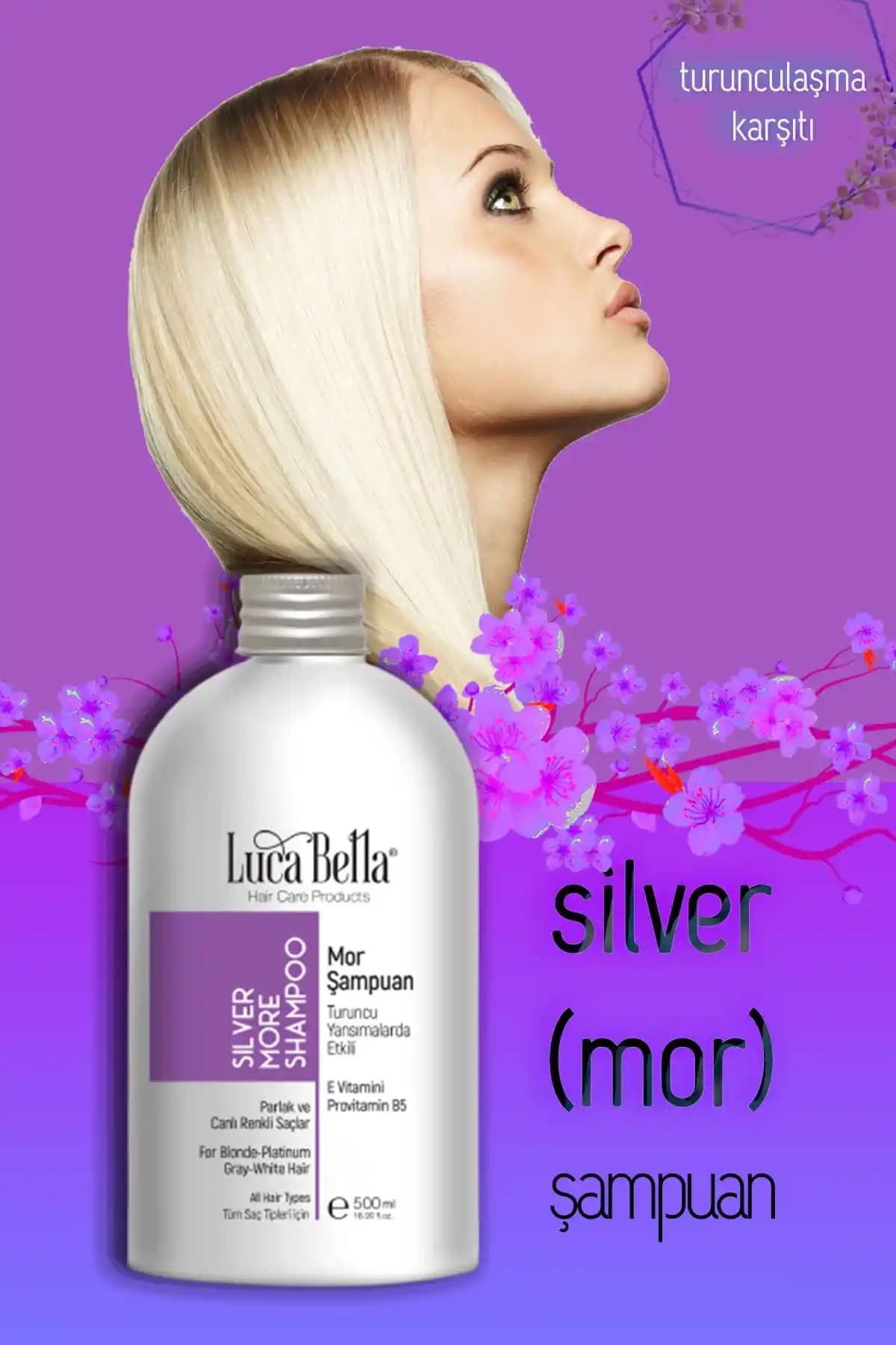 Luca Bella Silver Mor Şampuan: Saç Renginin Yeniden Canlanmasını Sağlayan Ürün