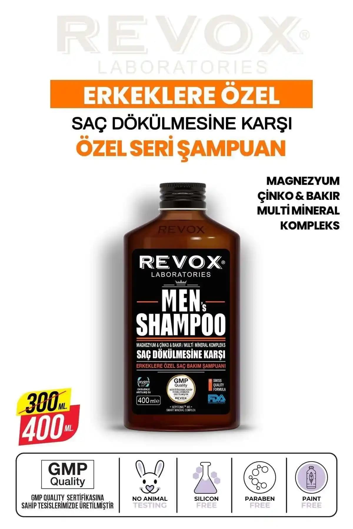 Revox Erkeklere Özel Saç Bakım Şampuanı ile Dökülmelere Etkili Çözüm Bulun