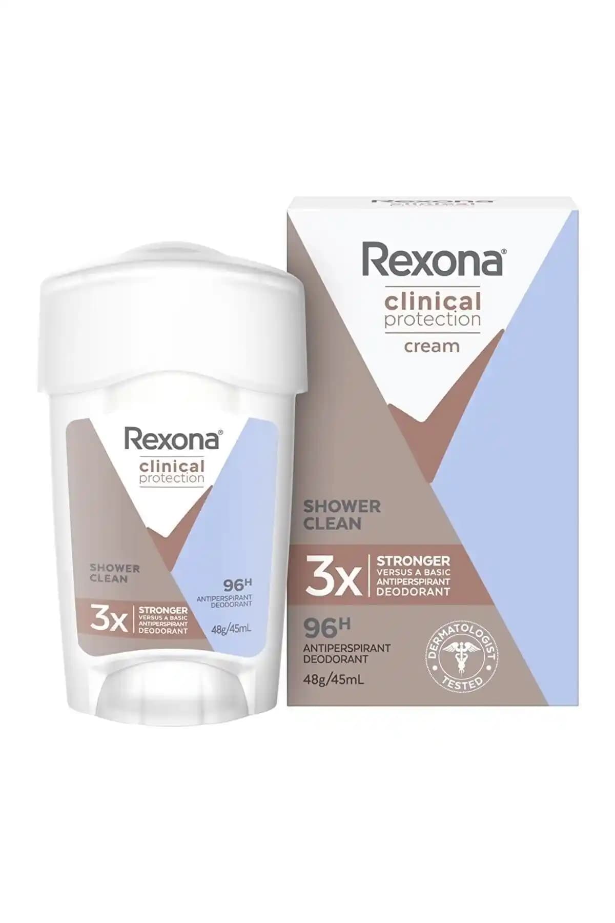 Rexona Clinical Protection Shower Clean 45ml İncelemesi: Etkili Ter Kontrolü ve Ferahlık