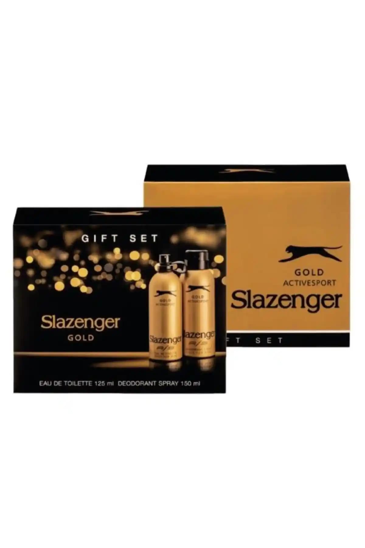 Slazenger Gold EDT ve Deodorant Seti ile Kalıcı Ferahlık Sağlayın