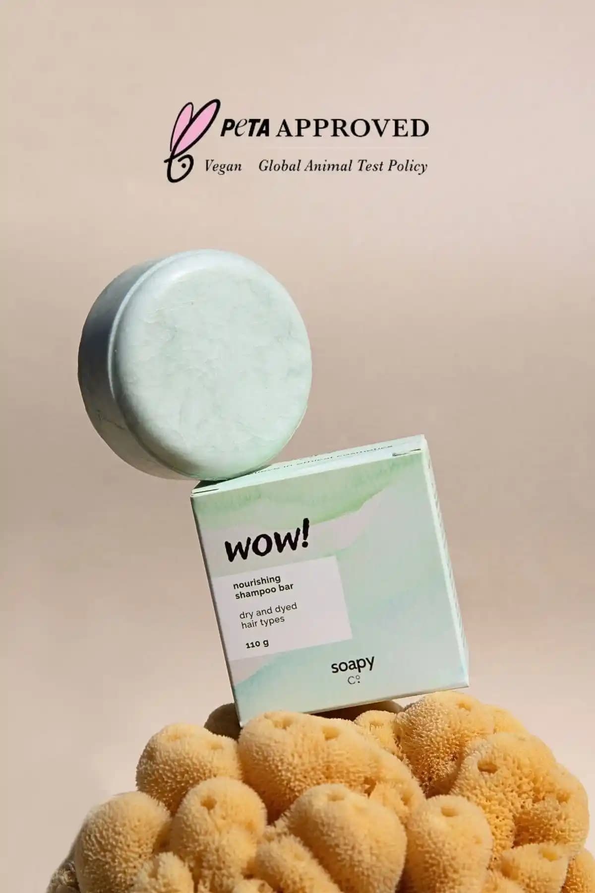 Soapy Co Wow! Besleyici Katı Şampuan ile Kuru Saçlara Doğal Çözüm