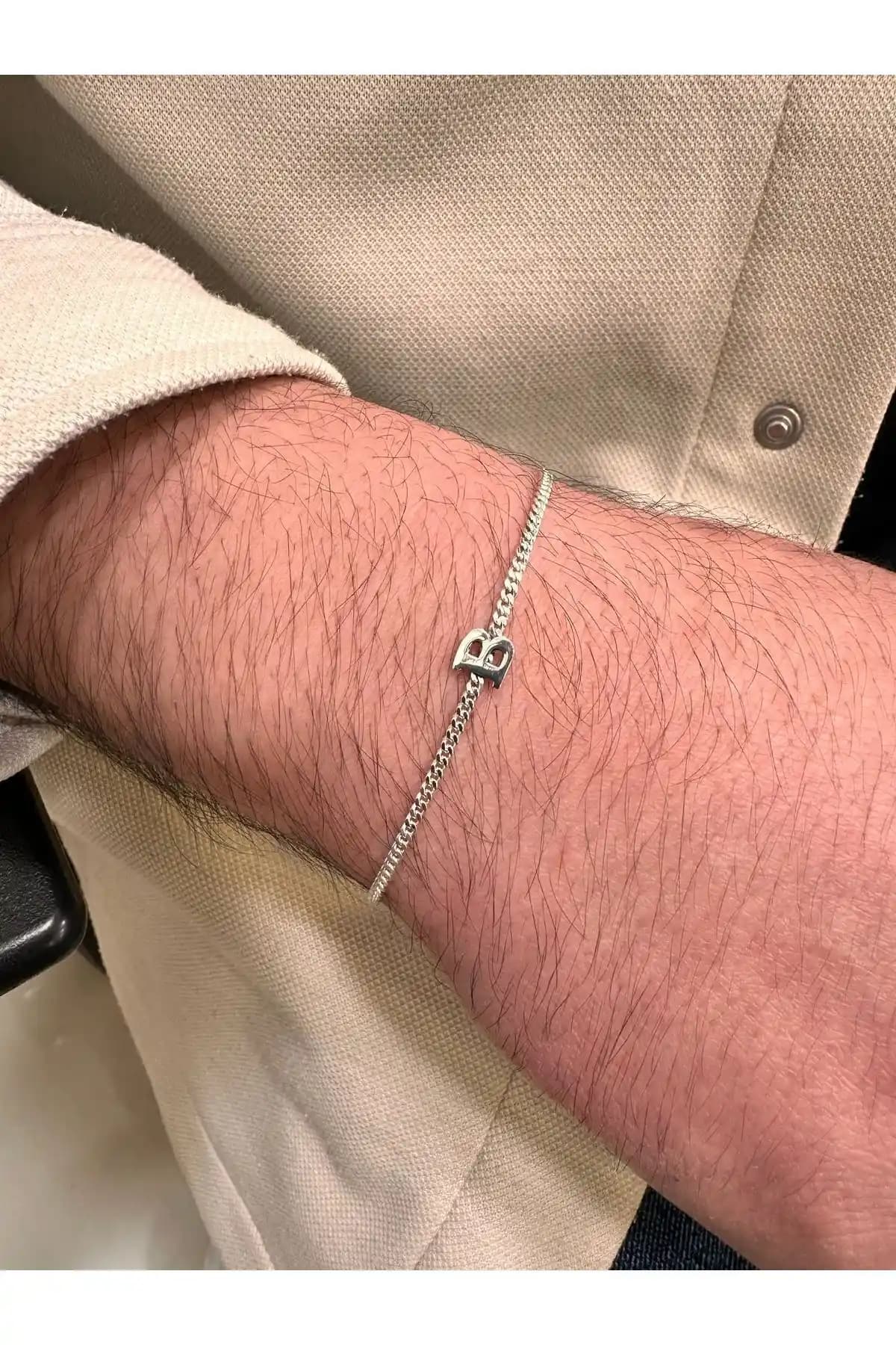 925 Ayar Gümüş Unisex Bileklik Şık ve Dayanıklı Takı Seçeneği