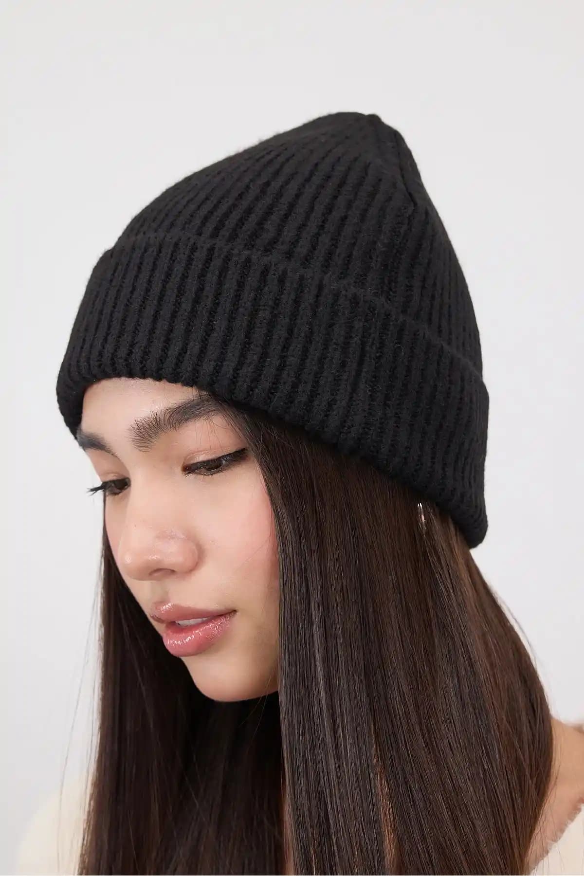 Addax Basic Triko Bere Şık ve Sıcak Kış Aksesuarı Kaliteli ve Uygun Fiyatlı