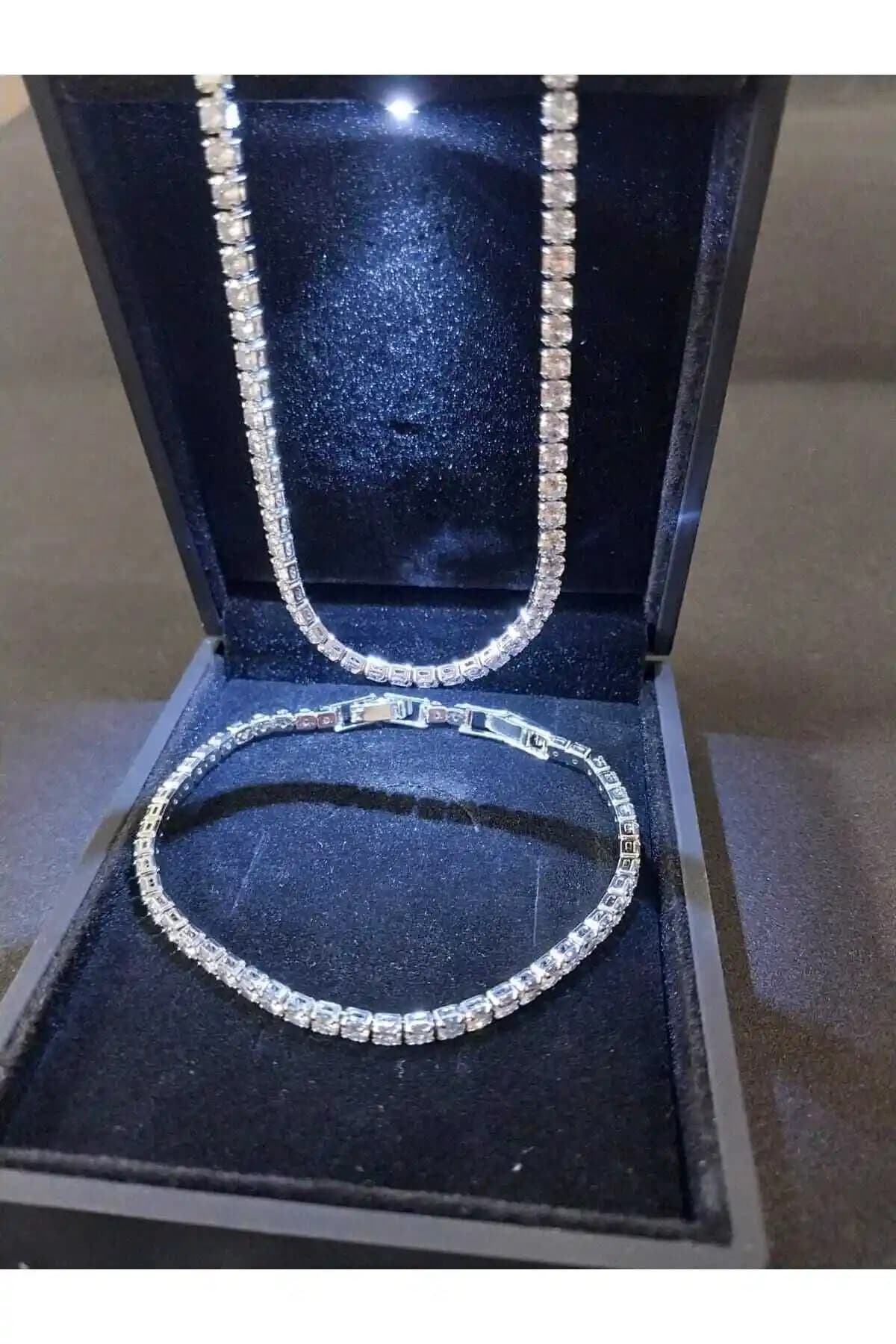 Anadolusilver 925 Ayar Gümüş Su Yolu Takı Seti Zarif ve Dayanıklı Tasarım