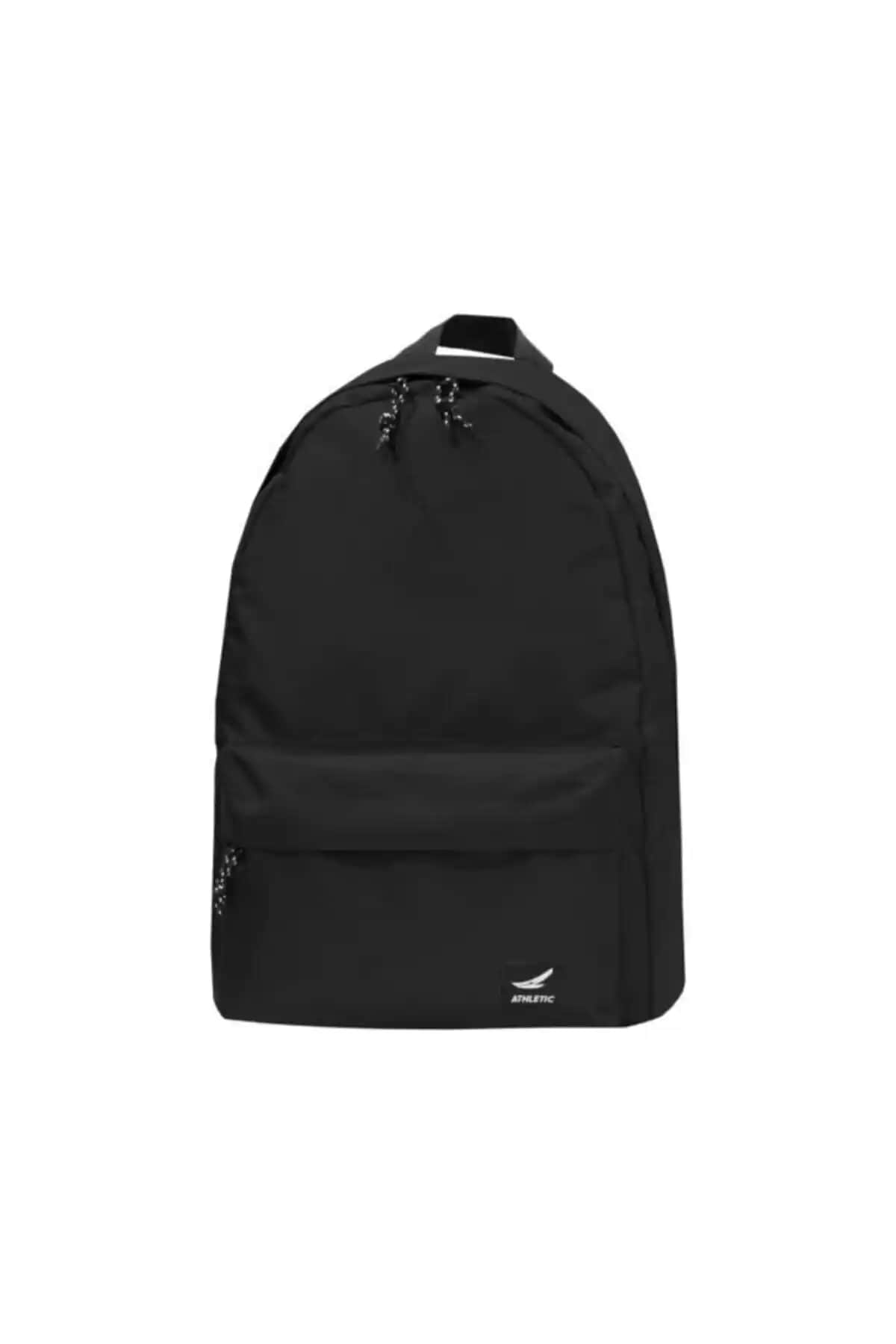 ATHLETIC Siyah Unisex Günlük Seyahat ve Okul Çantası Dayanıklı ve Şık Tasarım