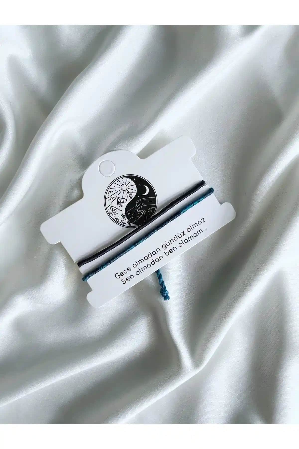 Atölye Merdiven Ying Yang Çift Bileklik Seti Şık ve Anlamlı Takı Seçeneği