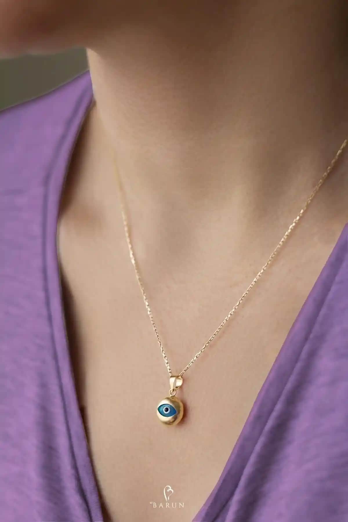 By Barun Silver Nazar Kolye: Zarif Gümüş Takı ve Nazar Koruma Özellikleri