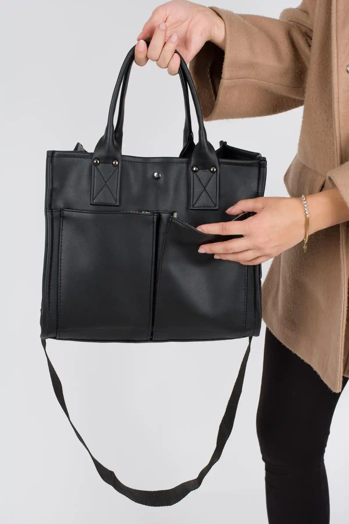 Citycenterfashion Kadın Suni Deri Ek Askılı Omuz ve Çapraz Çanta Detaylı İnceleme