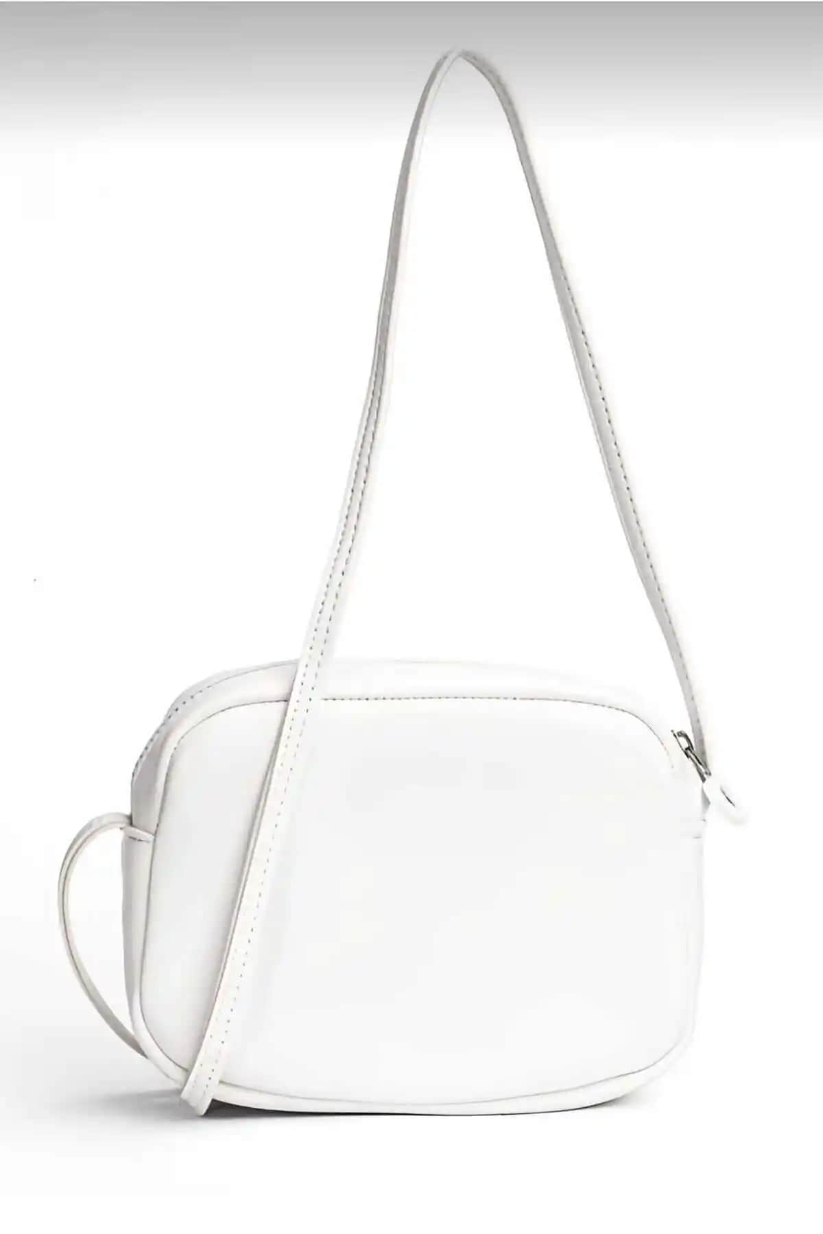 COLORSHERE Beyaz Urban Şehir Stili Omuz Çantası Günlük Kullanım İçin Modern ve Şık Tasarım