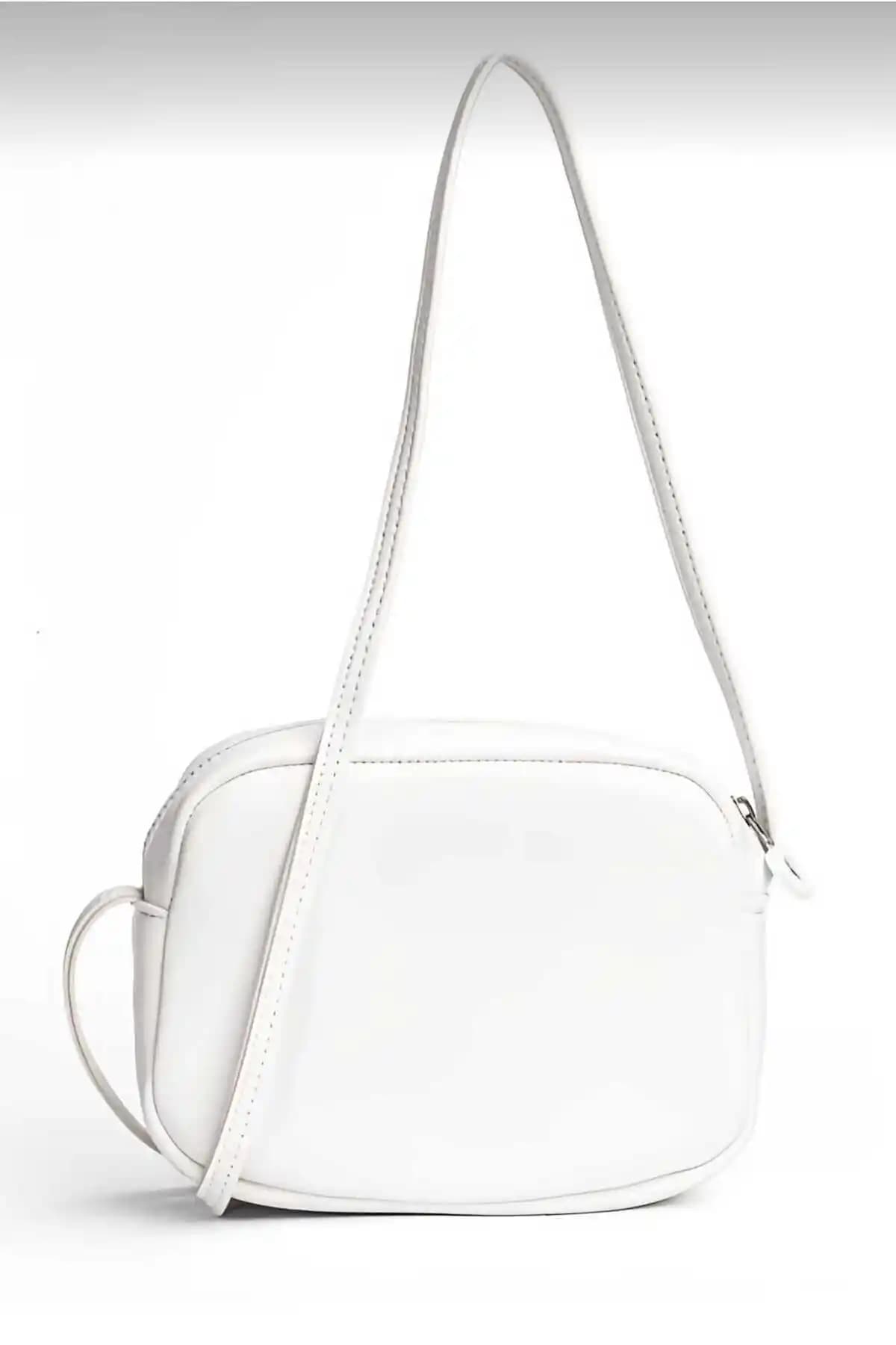 COLORSHERE Beyaz Urban Şehir Stili Omuz Çantası Günlük Kullanım İçin Modern ve Şık Tasarım