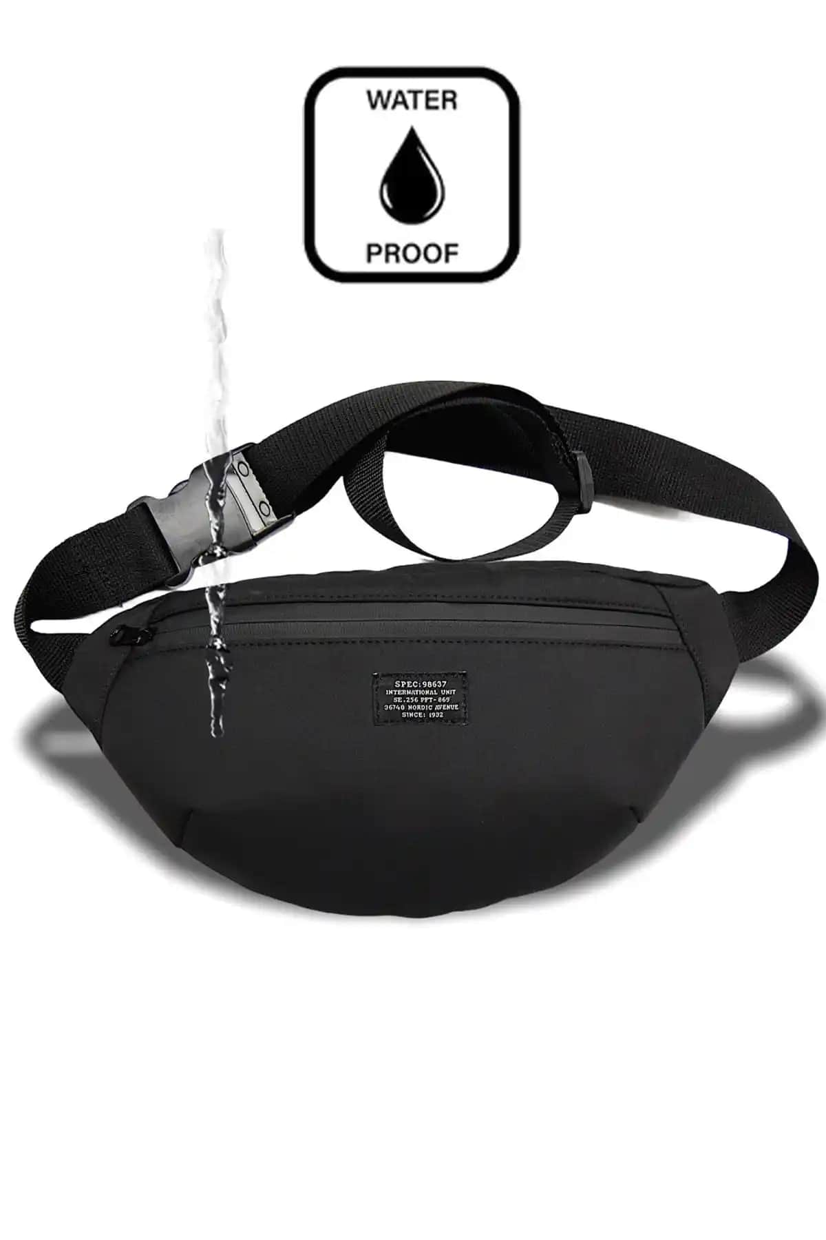 D'VERS Siyah Unisex Su Geçirmez Kışlık Omuz ve Bel Çantası Özellikleri ve Kullanım Avantajları