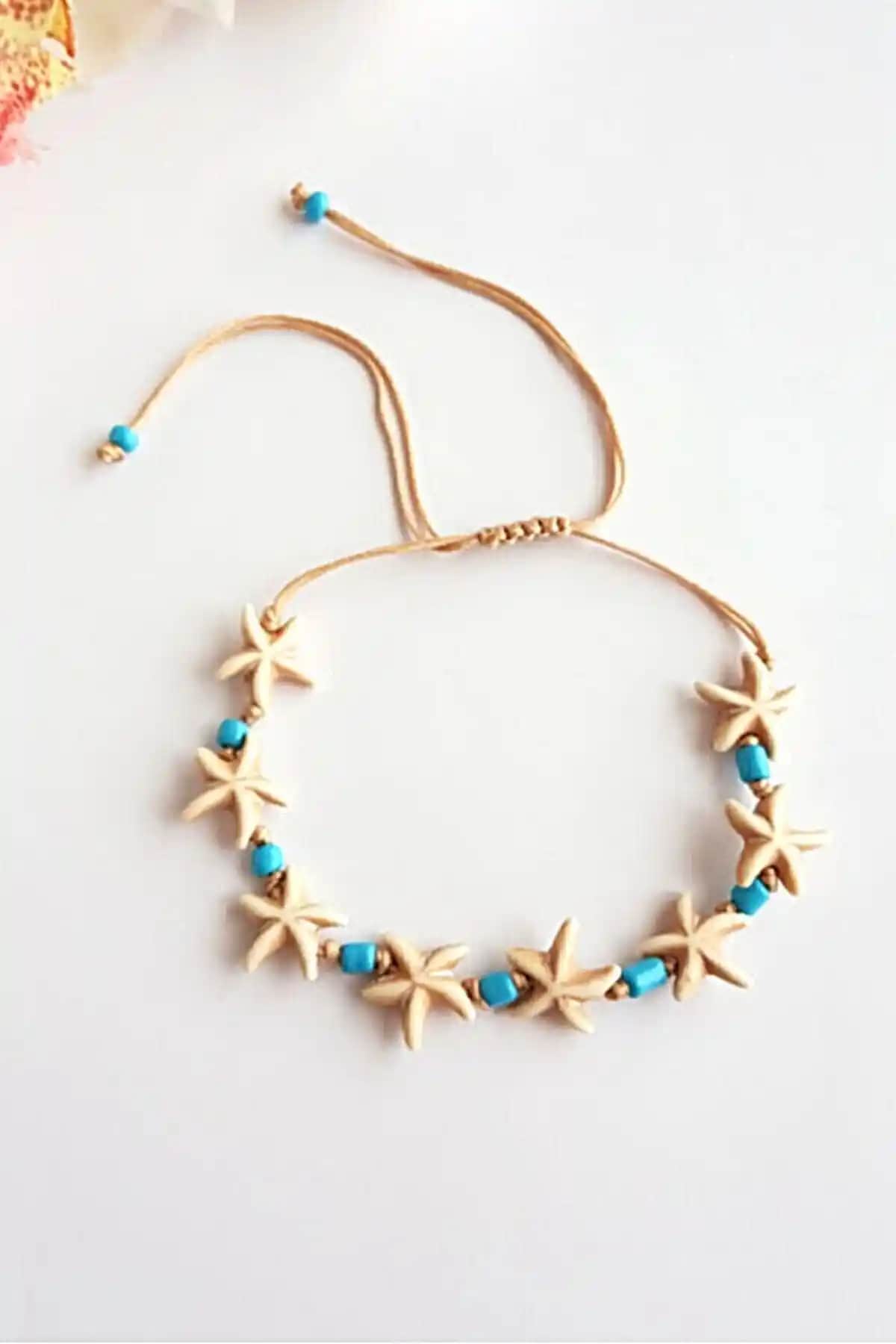 Deniz Yıldızı Motifli El Yapımı Halhal ve Bileklik ile Deniz Esintisini Yanınızda Taşıyın