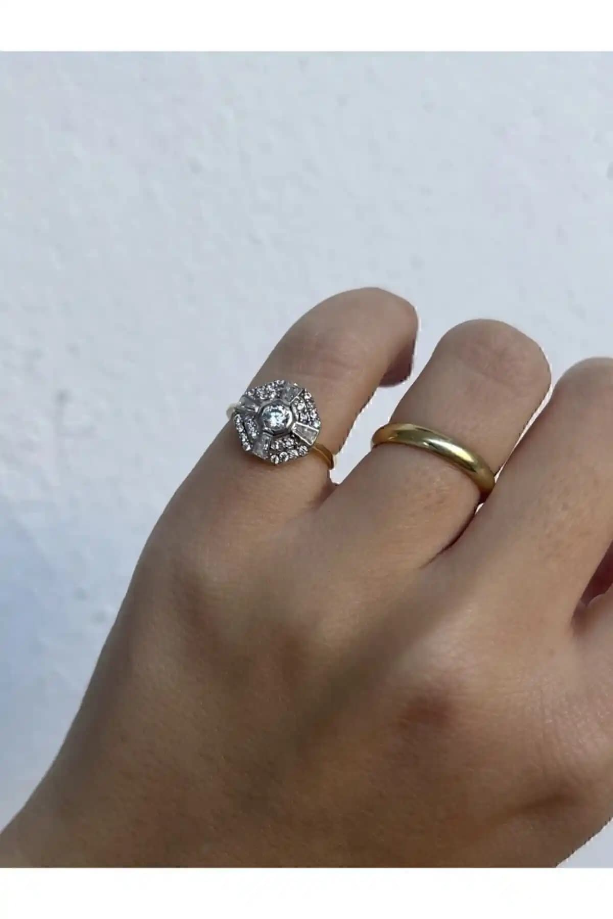 Denizden Silver Ayarlanabilir Gümüş Yüzük: Çok Renkli ve Şık Tasarım