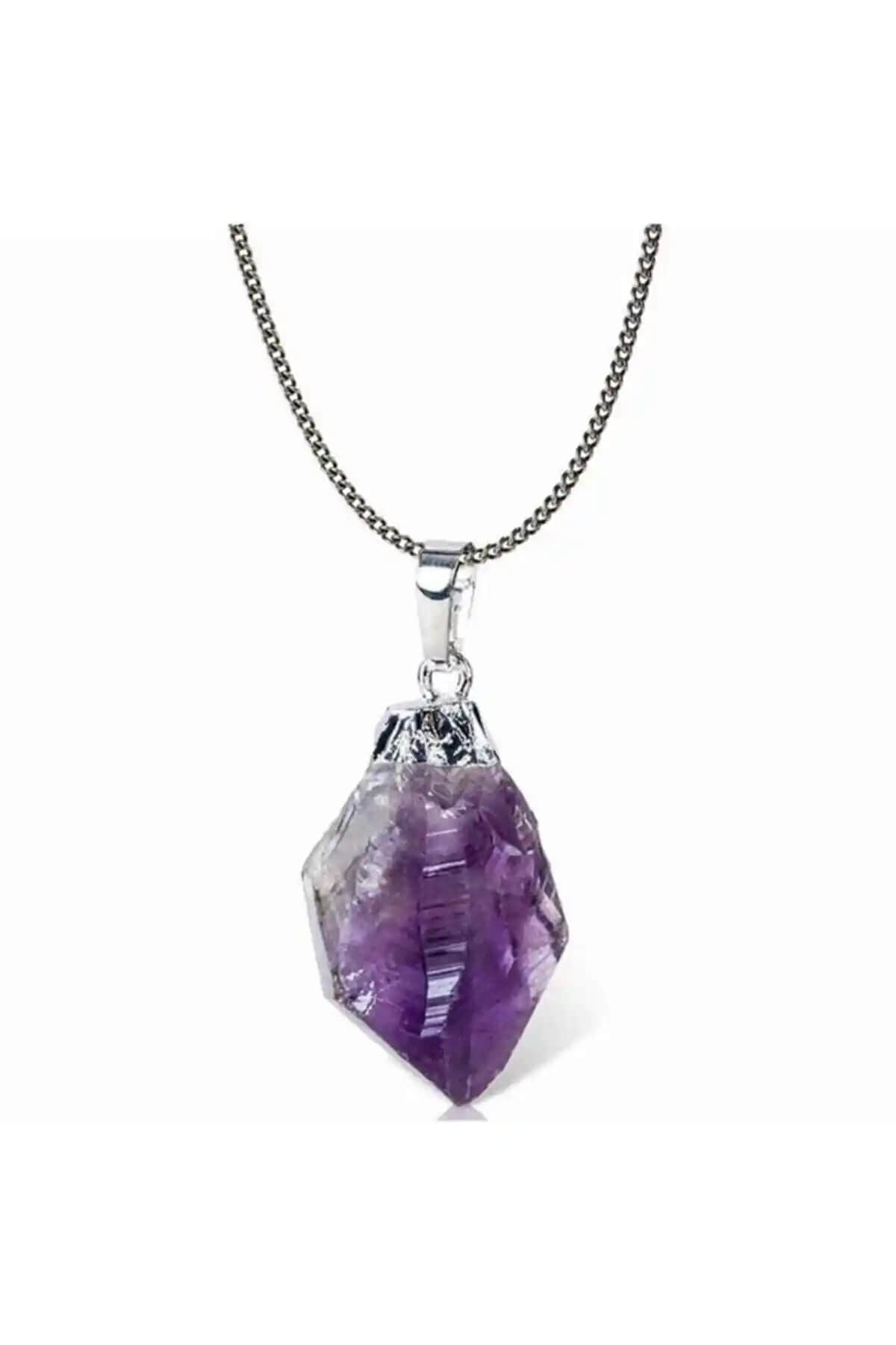 Doğal Ametist Taşıyla Zarif ve Enerji Dolu El İşçiliği Kolye Ürün Tanıtımı