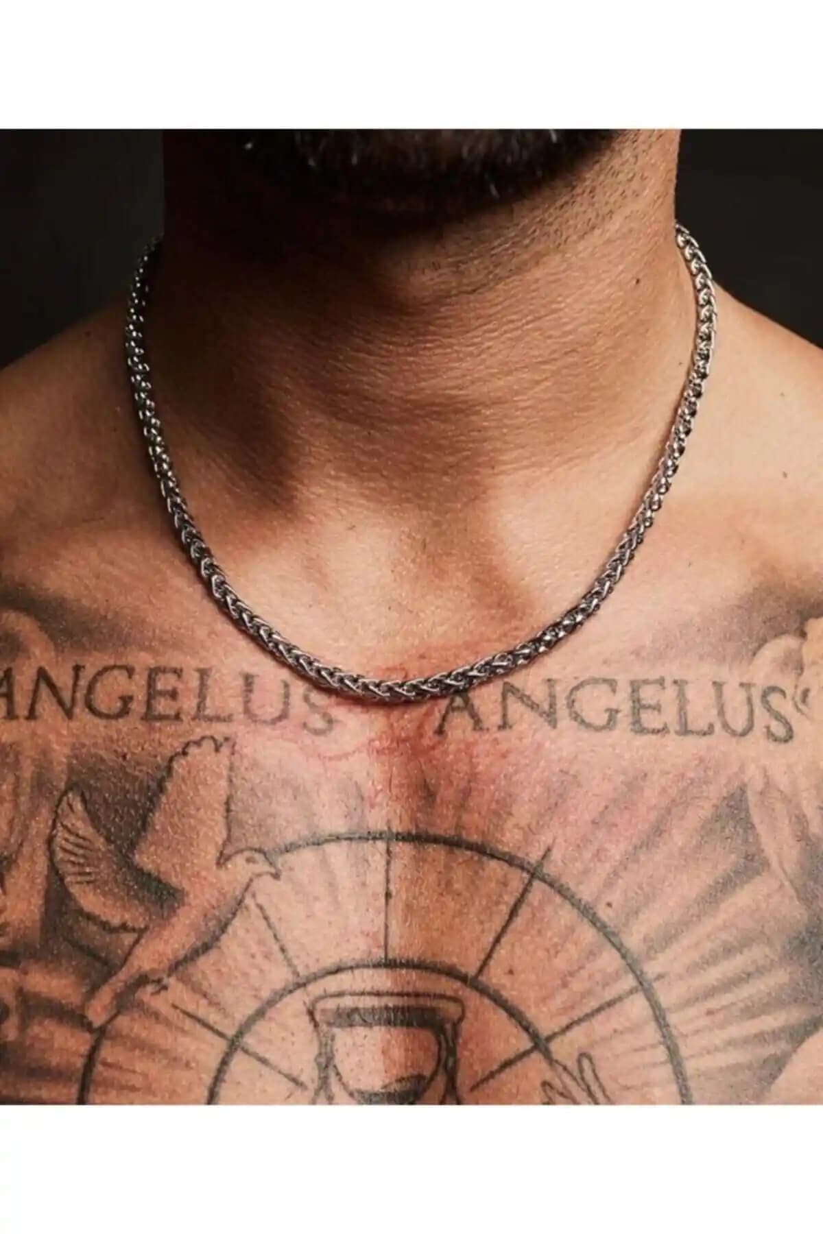 Dukkanka Angelus Kalın Zincir Kolye: Modern ve Dayanıklı Takı Tasarımı