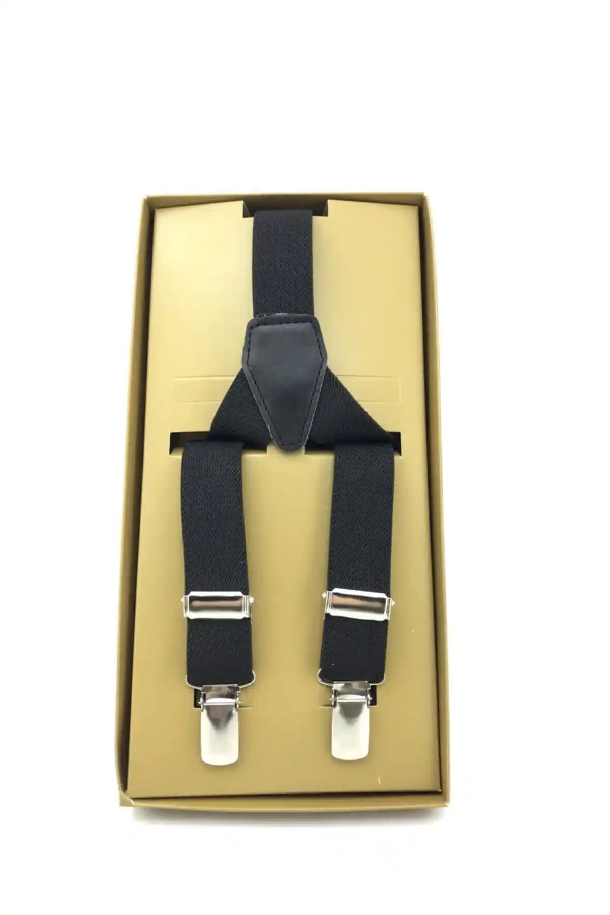 Elegans Giyim Siyah Salopet Askısı: Modern ve Dayanıklı Günlük Kullanım Aksesuarı