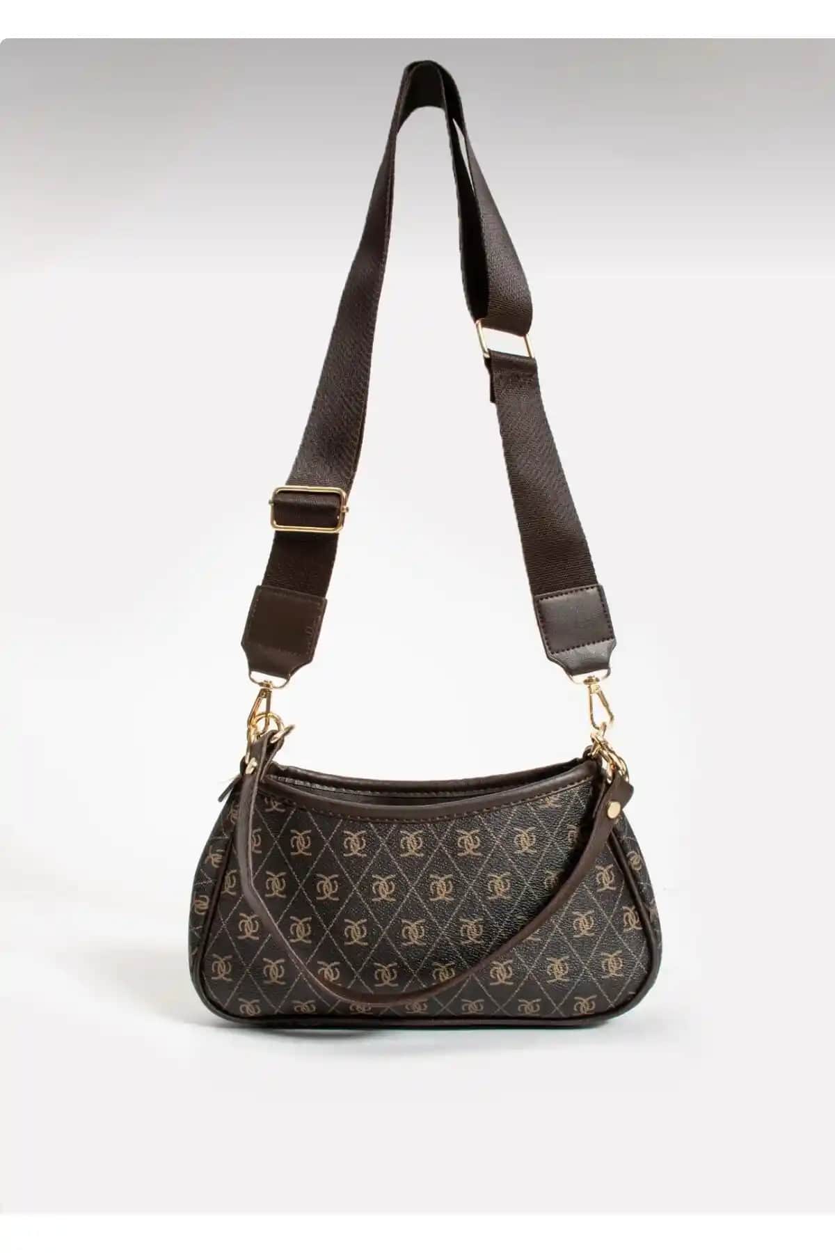 ESTUTE Kadın Desenli Omuz Çantası Günlük Kullanım İçin Şık ve Dayanıklı Tasarım