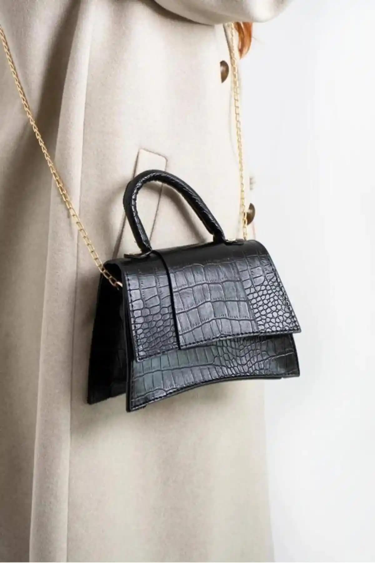 ESTUTE Mini City Kadın El ve Omuz Çantası Şık ve Dayanıklı Günlük Aksesuar