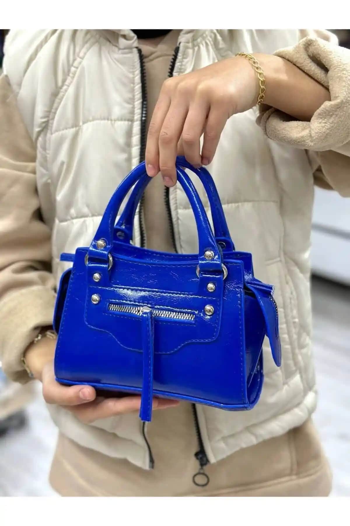 ESTUTE Miny City Kadın El ve Omuz Çantası Şık ve Sürdürülebilir Günlük Kullanım