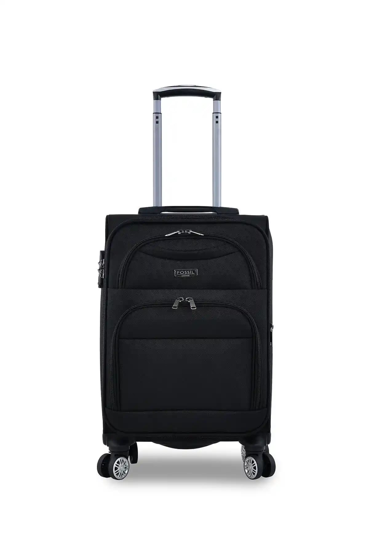 Fossil ve National Geographic Siyah Kabin Boy Valizleri Karşılaştırması