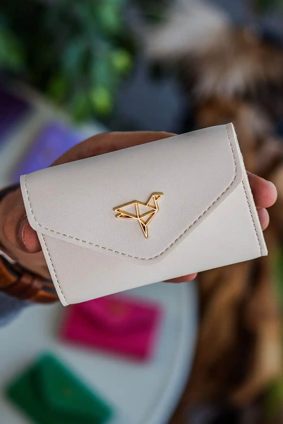 Garbalia Lviv Vegan Deri Akordiyon Kadın Cüzdanı Şık ve Fonksiyonel Tasarım