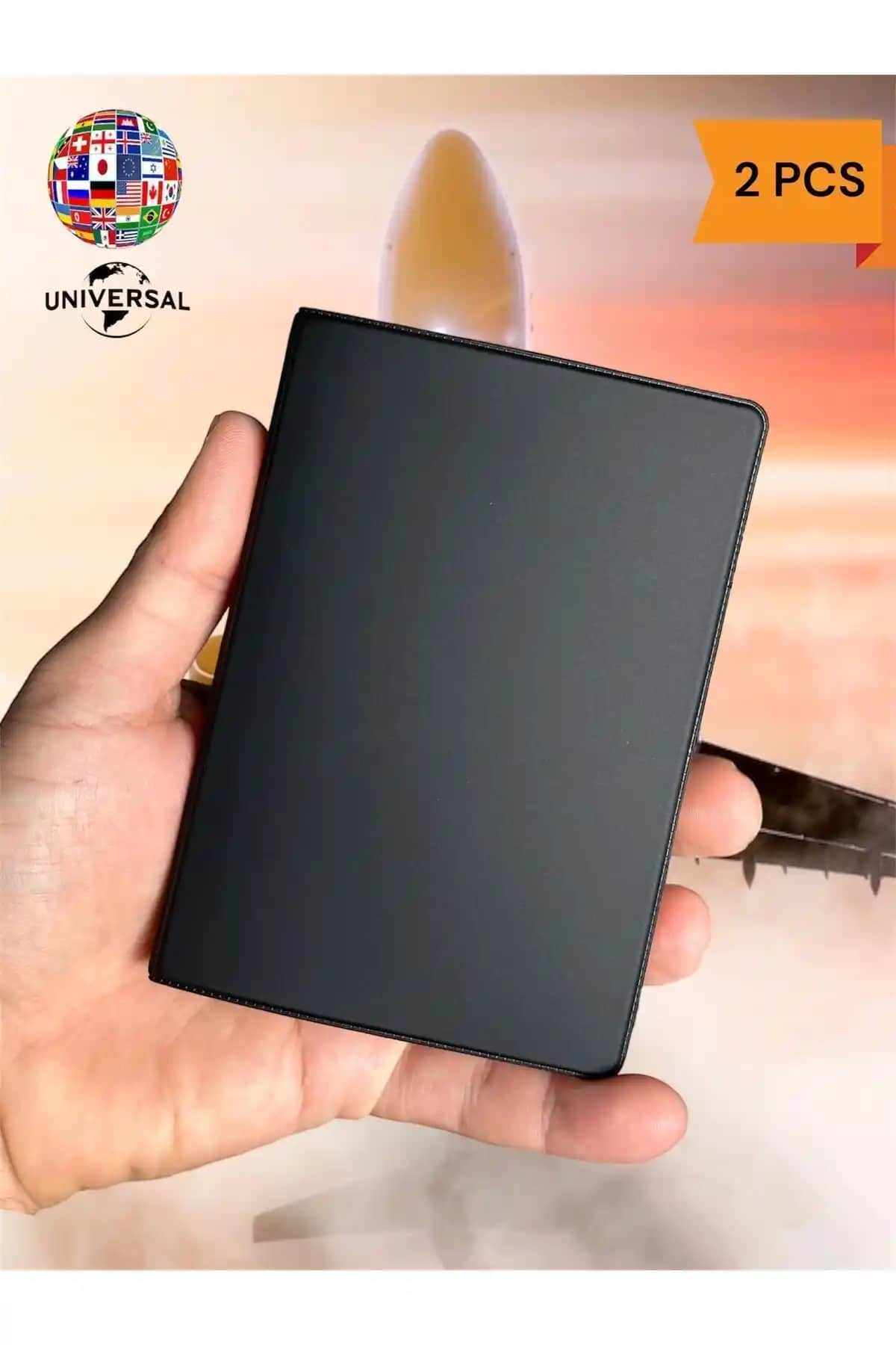 Gempo 2 Adet Su Geçirmez Vinleks Deri Pasaport Kılıfı Şıklık ve Koruma Sağlar