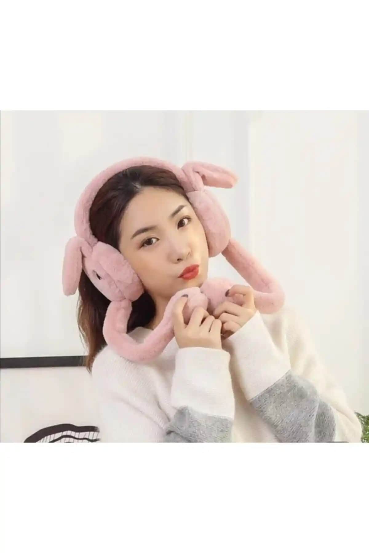 Genel Markalar Tavşan Kulaklı Kulaklık Çocuklar ve Gençler İçin Eğlenceli ve Konforlu Aksesuar