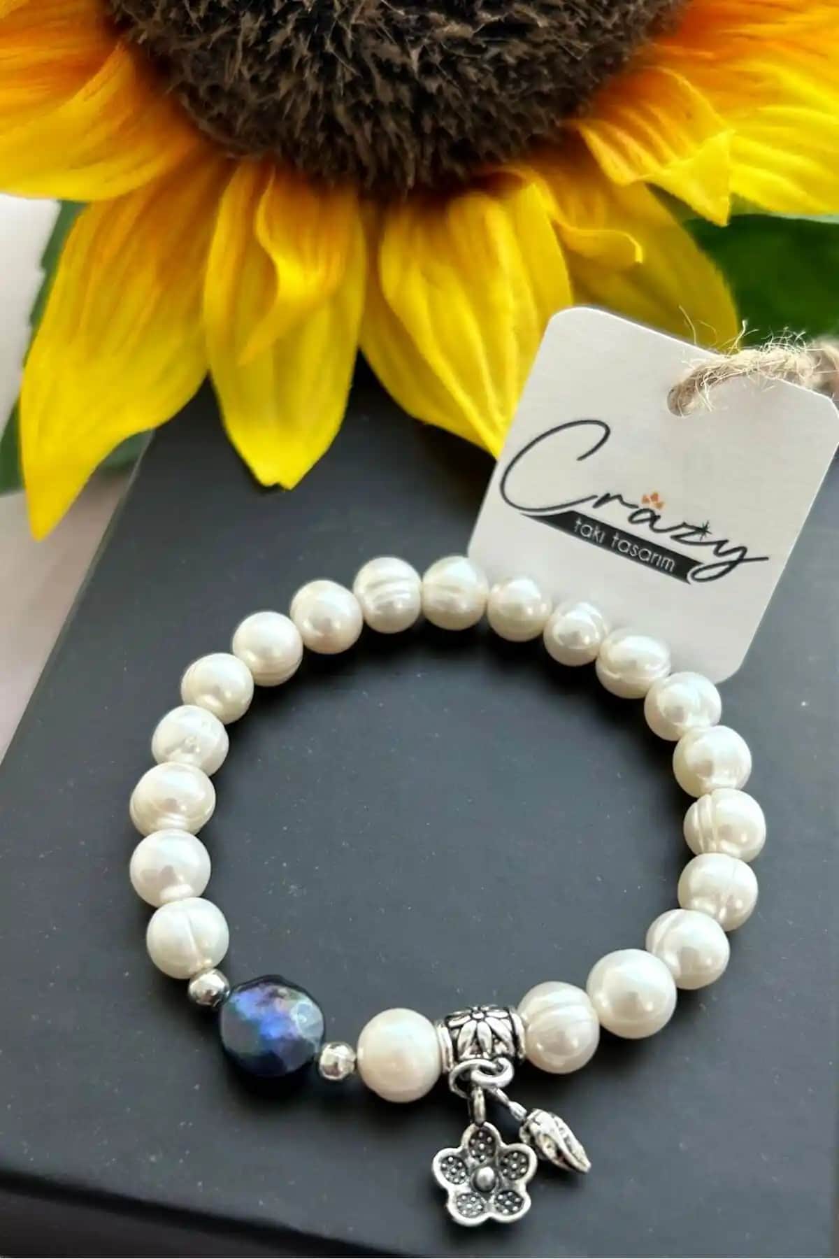 Gerçek Doğal Kültür İncili Bileklik 8 Mm Zarif ve Şık Takı Seçeneği