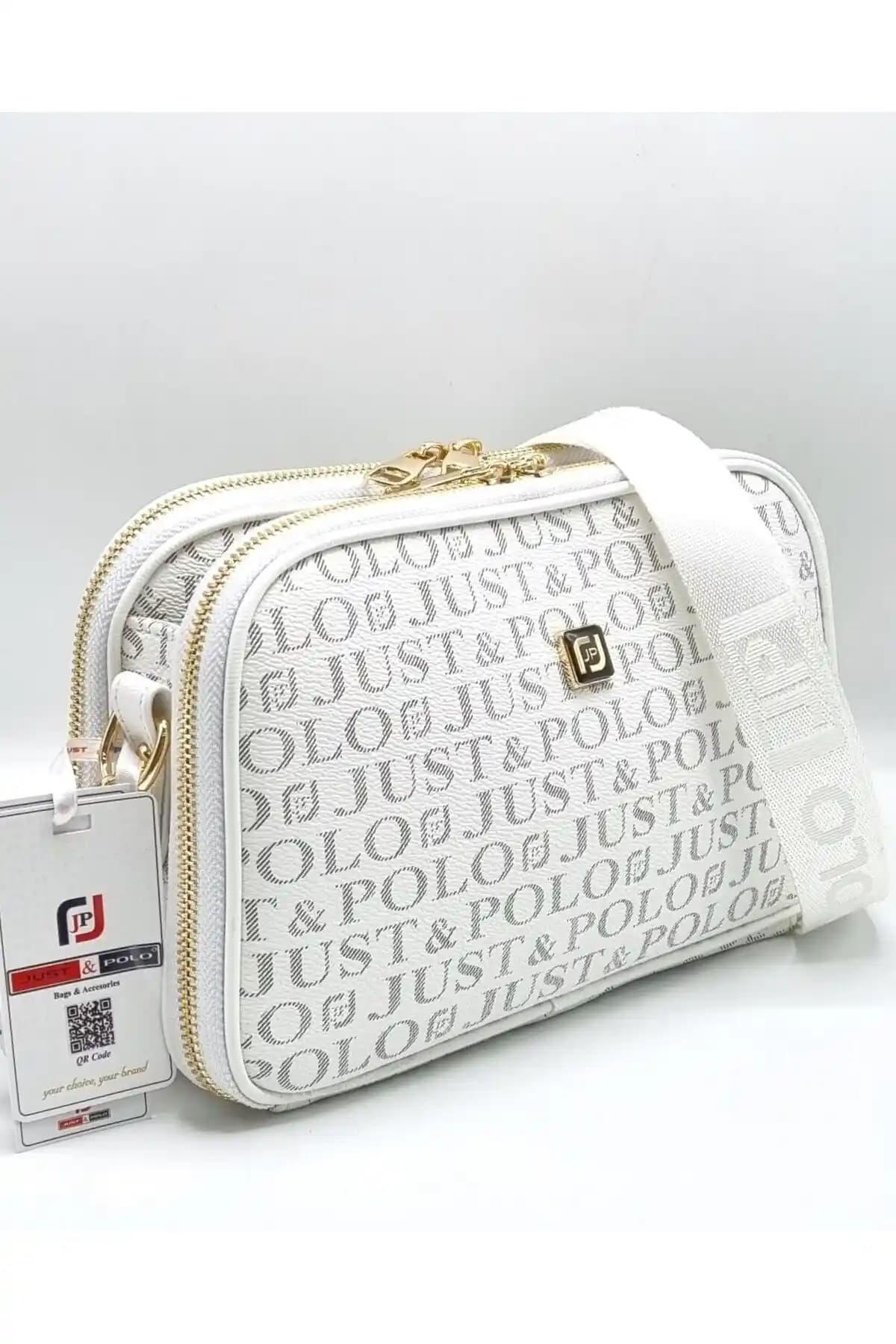 Just Polo Kadın Çantaları Karşılaştırması: Beyaz 6 Bölmeli ve Krem Camel 5 Bölmeli Modeller