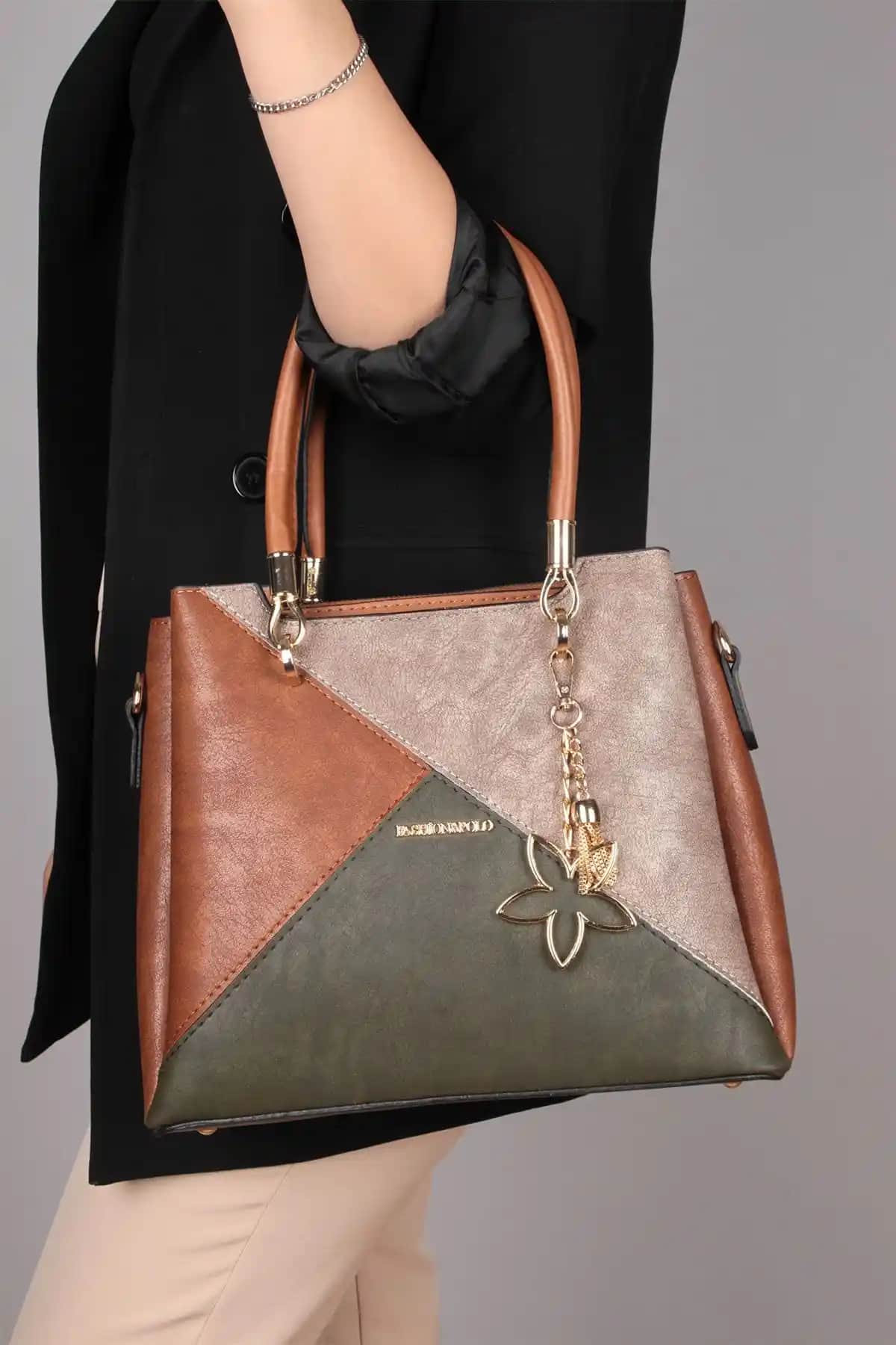 Kadın Çok Gözlü Kol Çantası By Hakan Jn-037 Şık ve Dayanıklı Tasarım