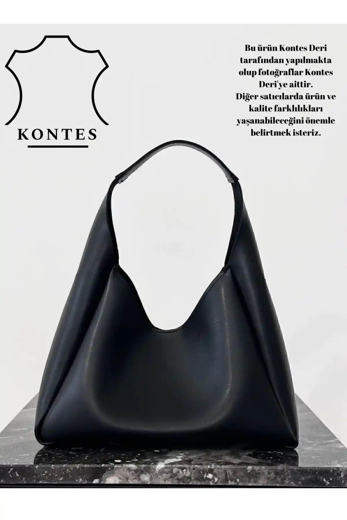 Kadınlar İçin Şık ve Dayanıklı Çıt Çıt Kapamalı Fermuarlı İç Bölmeli El ve Omuz Çantası